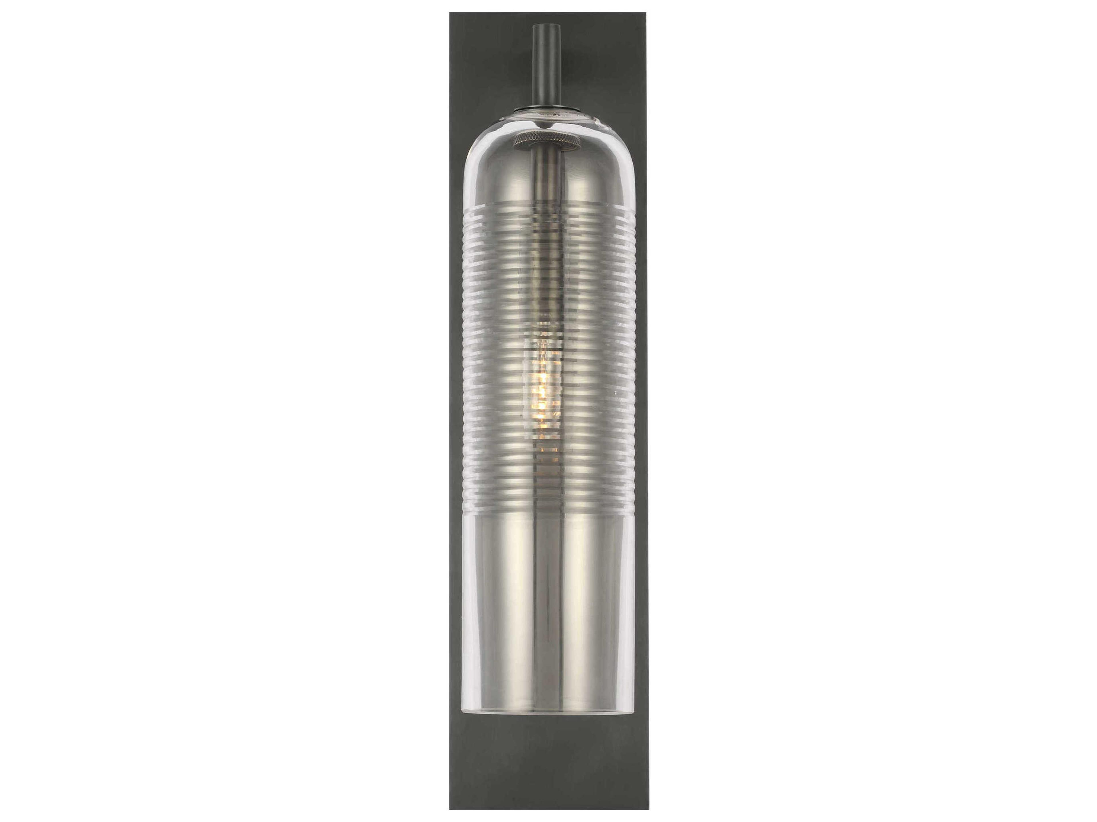 Visual Comfort Modern Leano 1-Light Bronze Wall Sconce