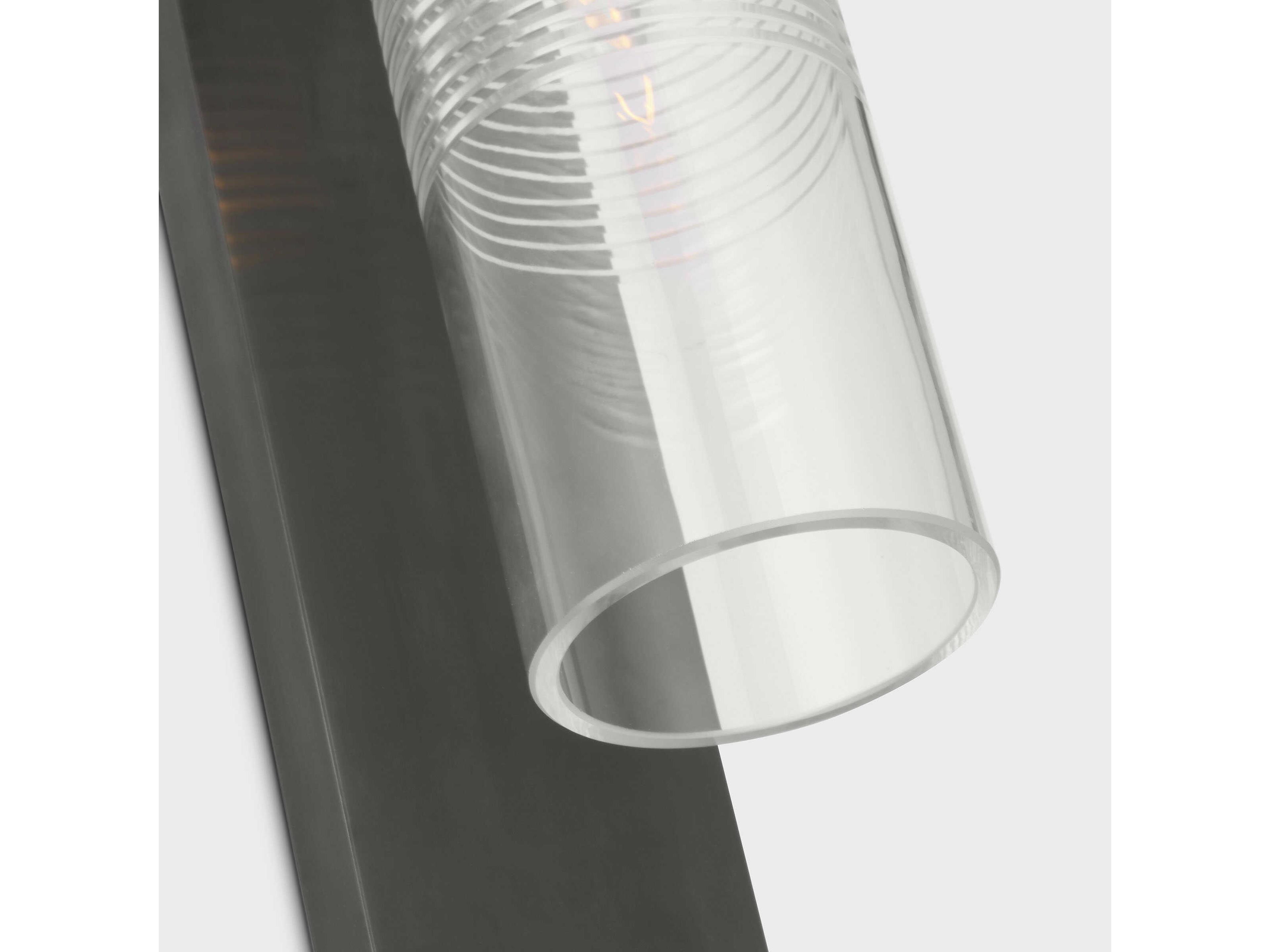 Visual Comfort Modern Leano 1-Light Bronze Wall Sconce