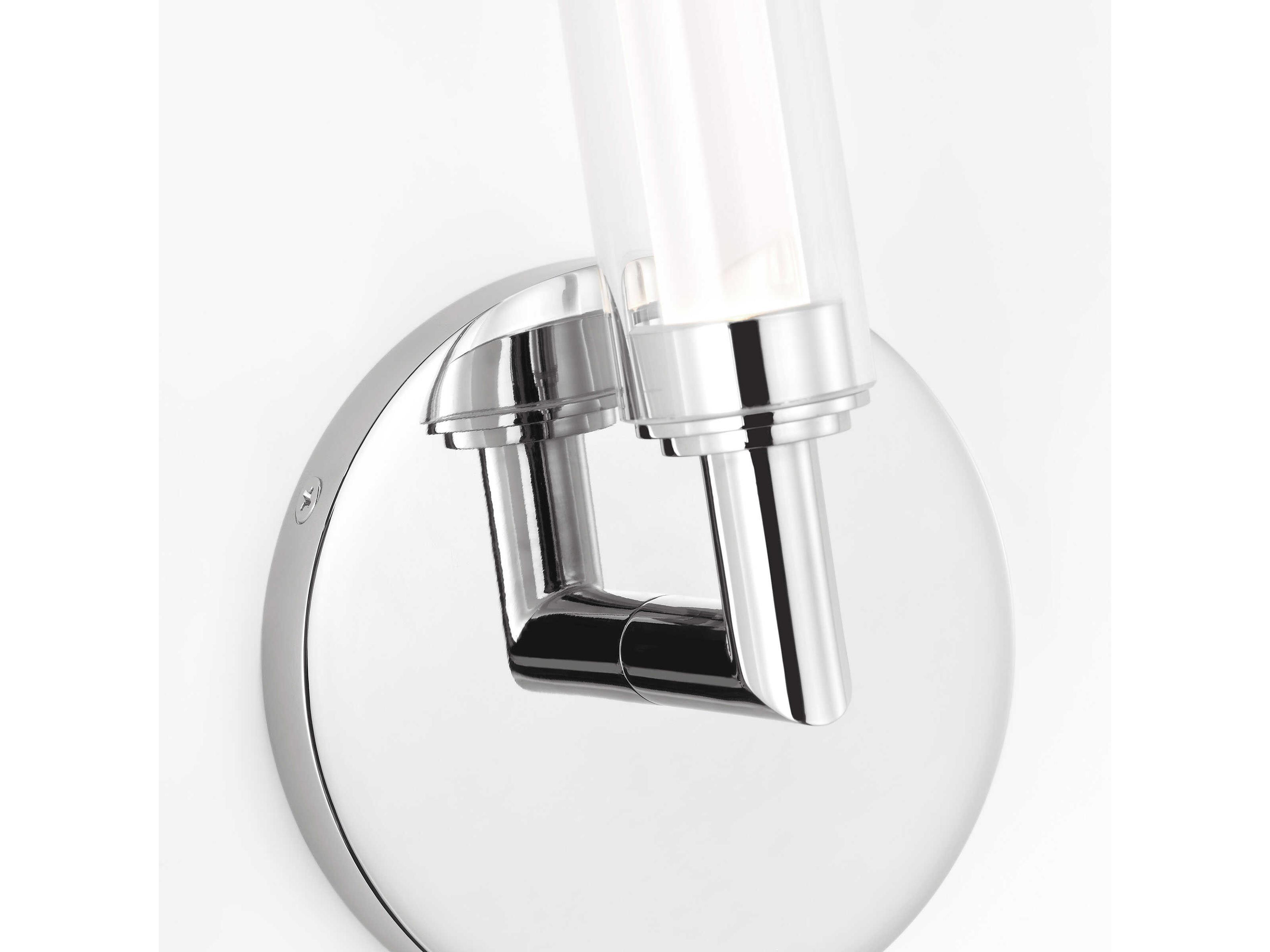 Visual Comfort Modern Poza 1-Light Polished Nickel Wall Sconce
