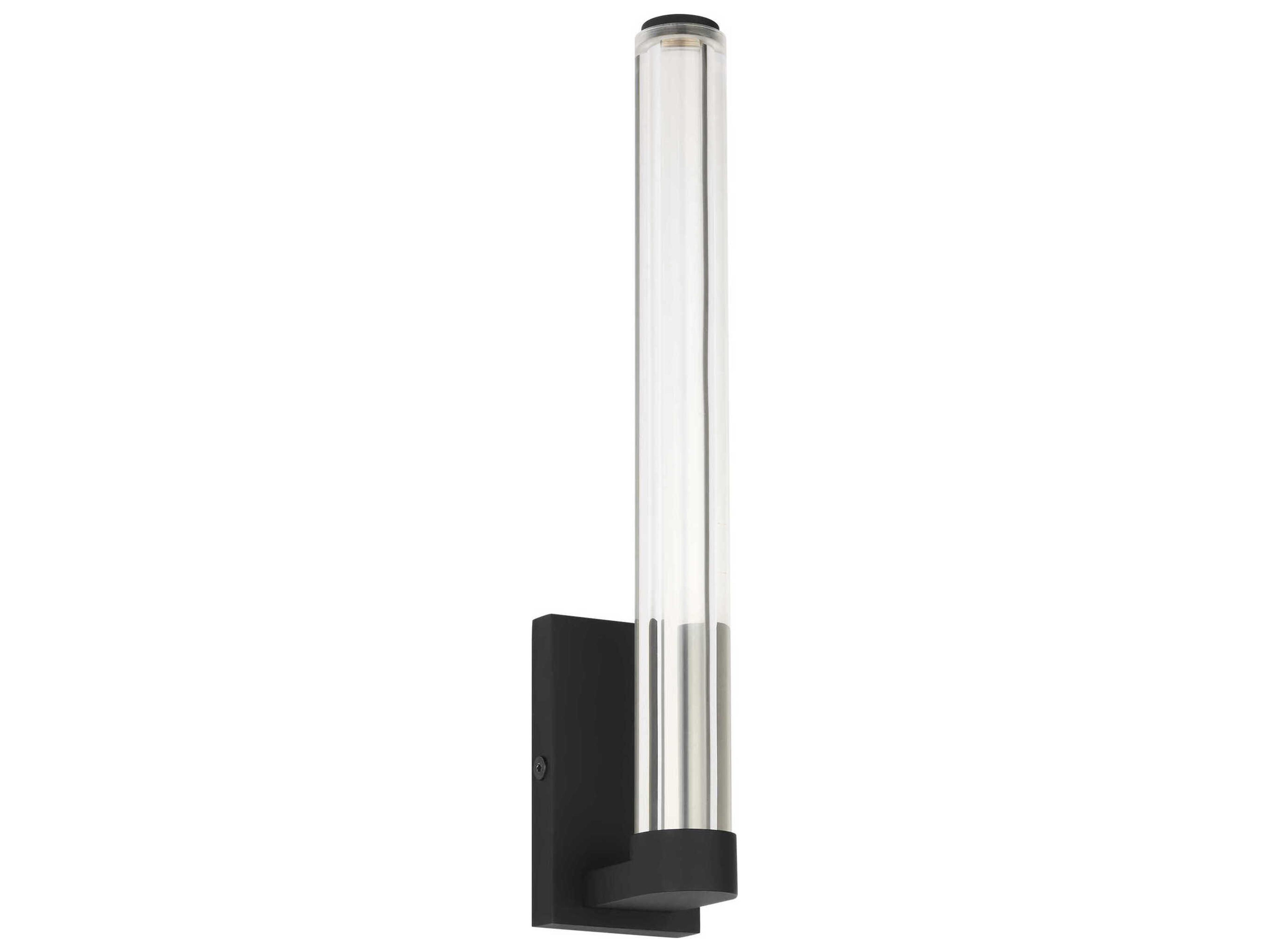 Visual Comfort Modern Reiya 1-Light Nightshade Black Wall Sconce