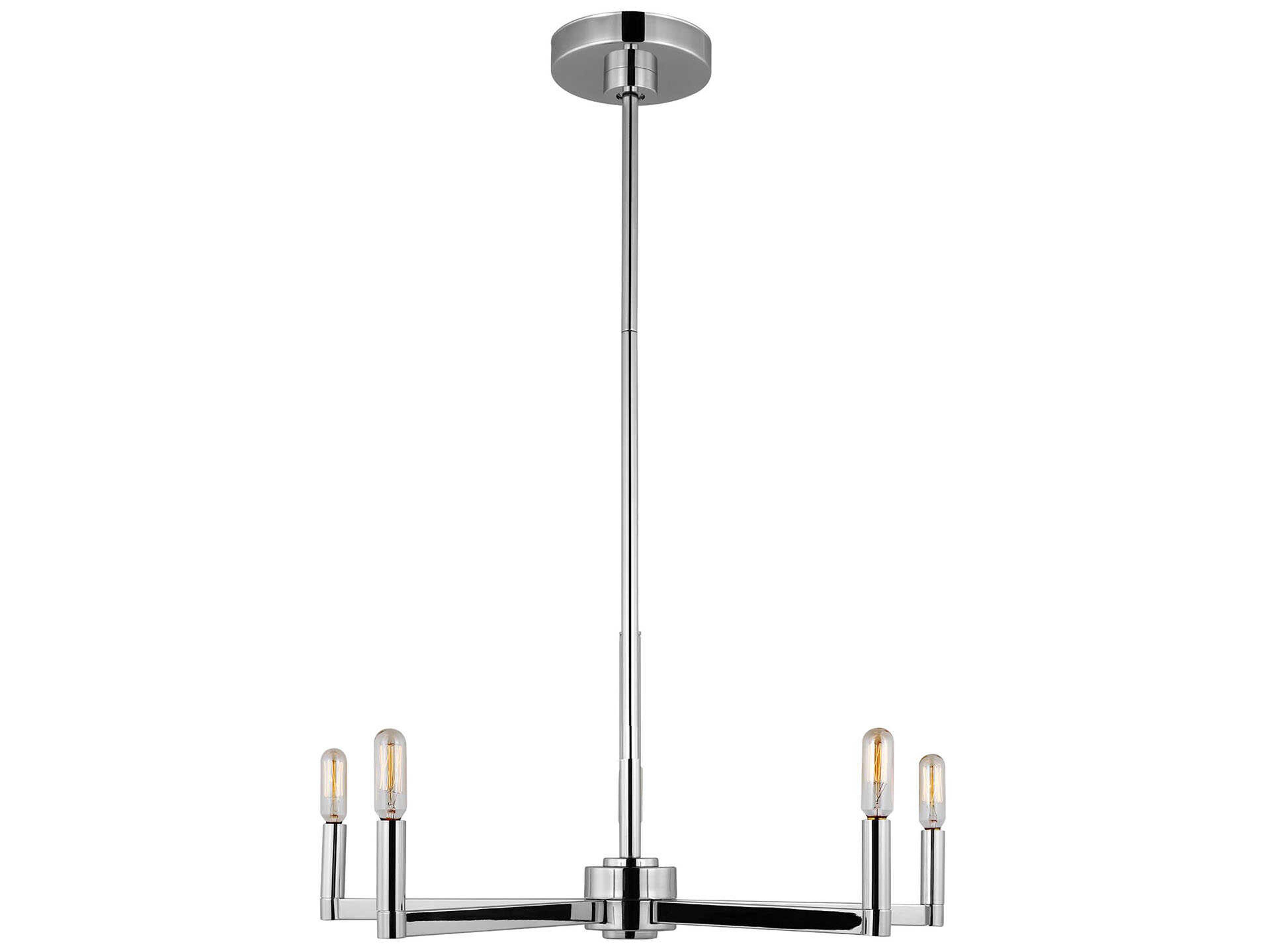 Fullton Chandelier Contemporary Chrome