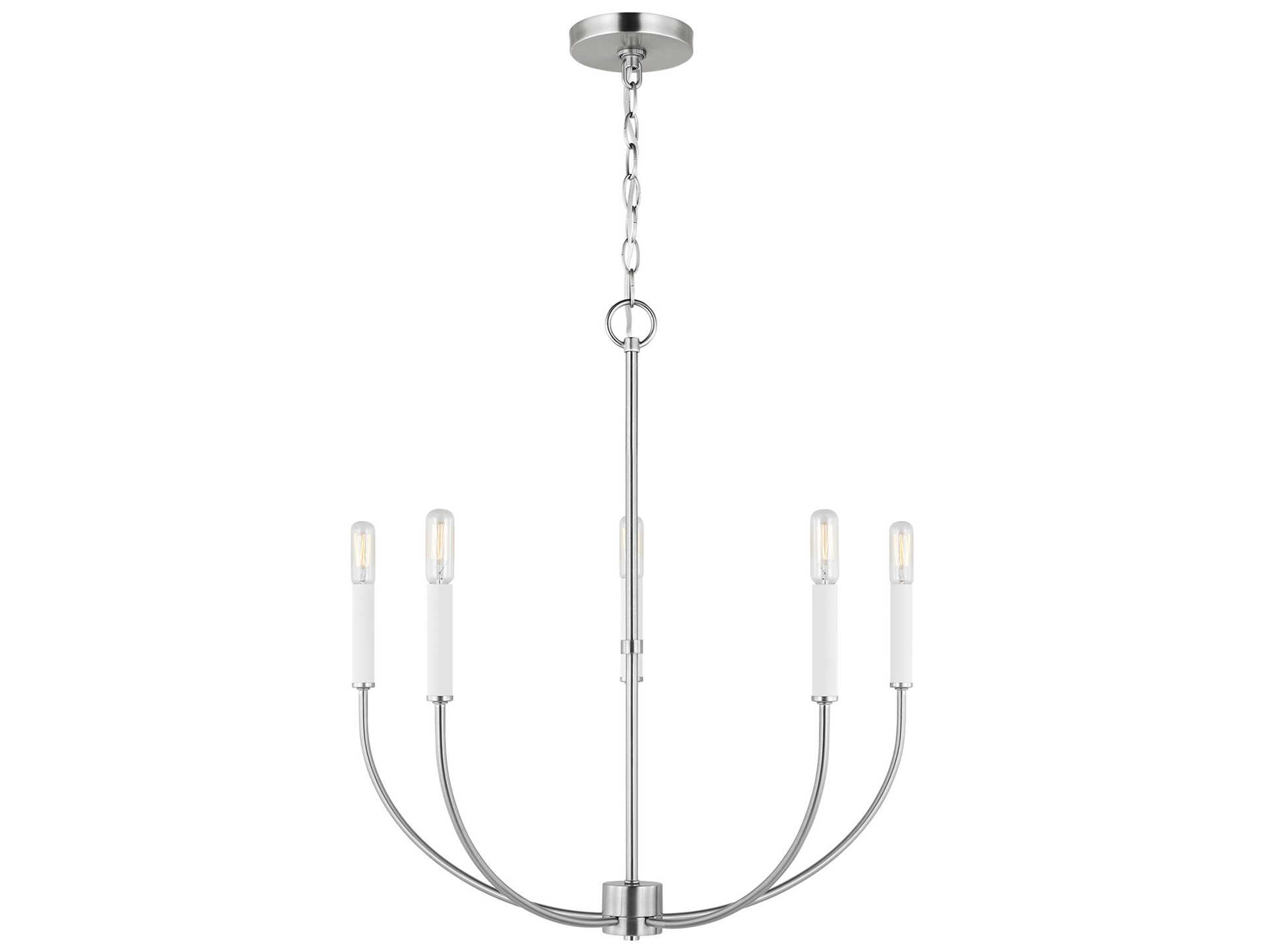 Greenwich Chandelier Brushed Nickel 5-Light Fixture