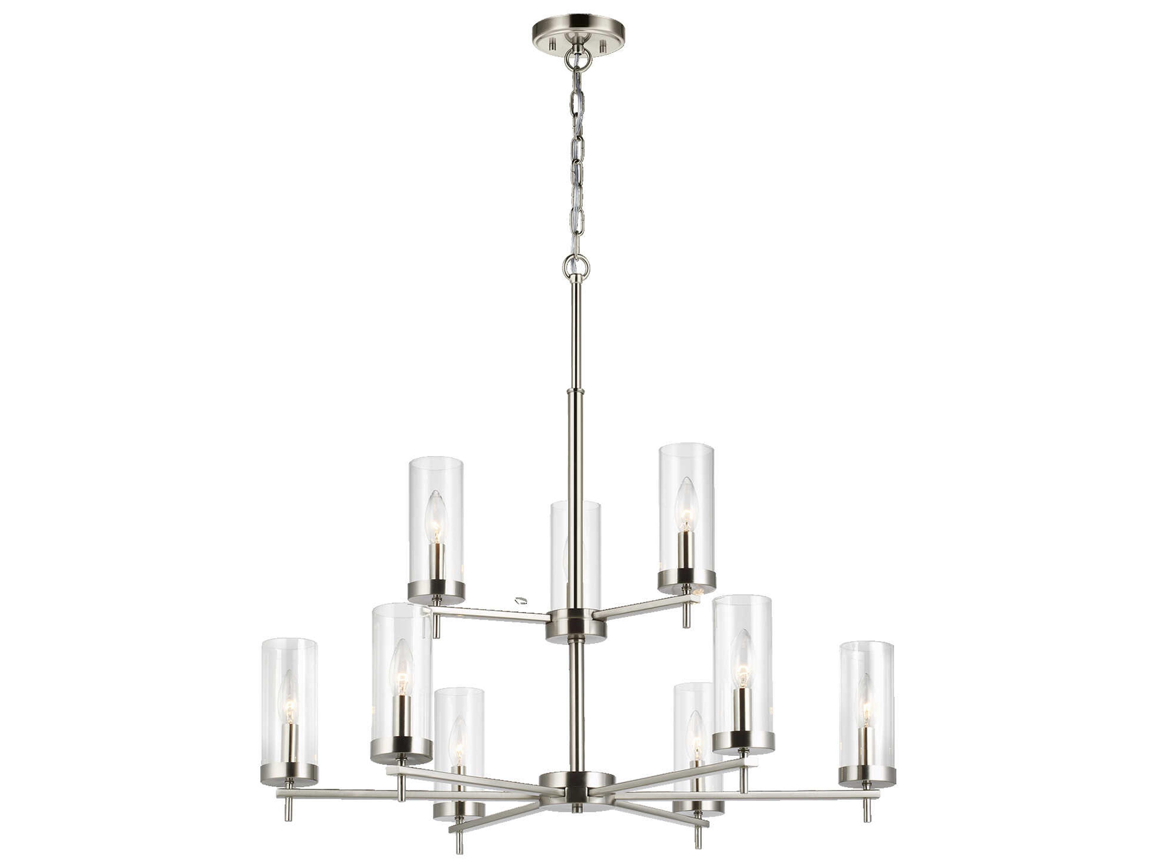 Zire Chandelier Nine-Light Multi-Tier