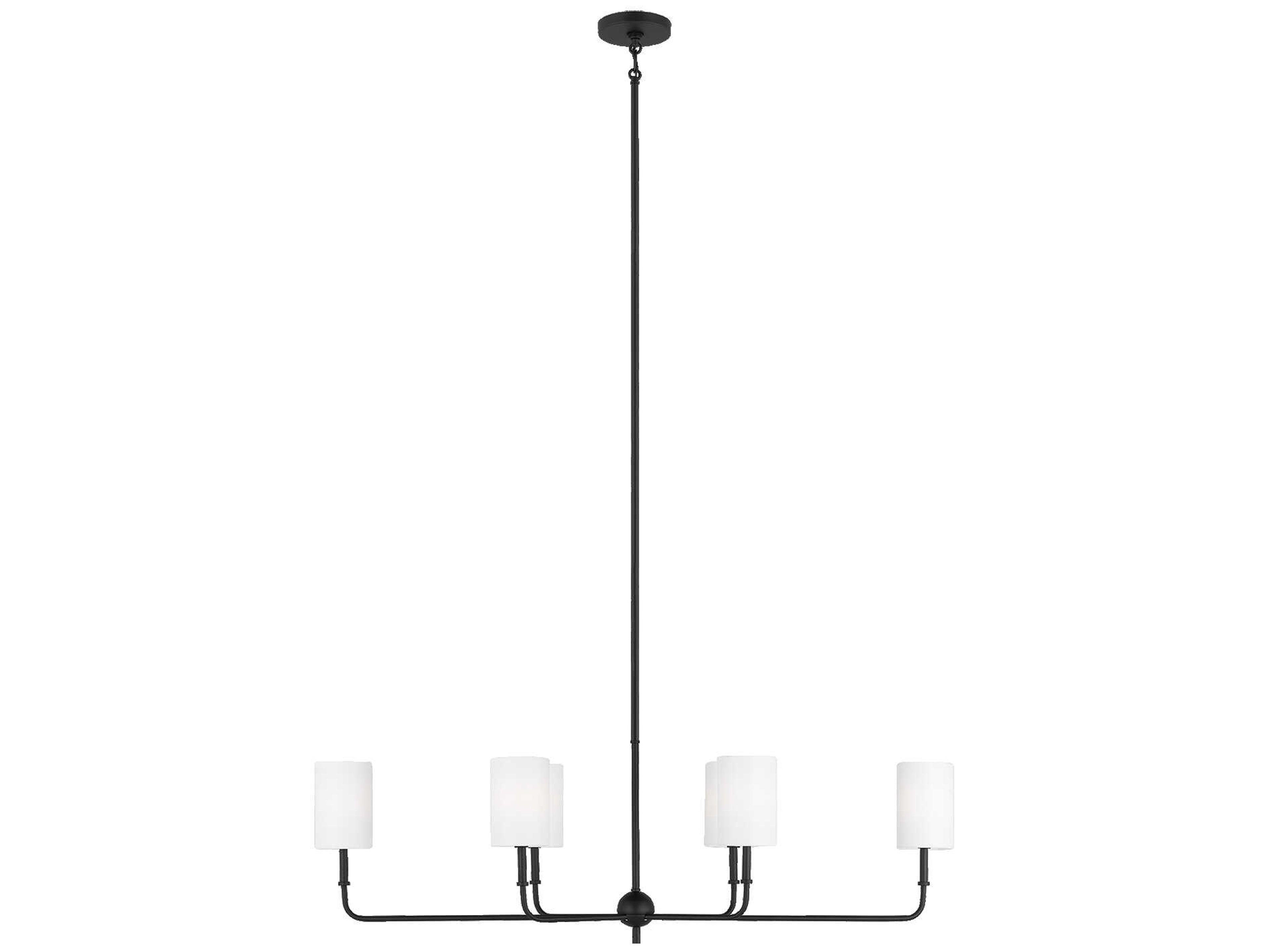 Foxdale Linear Chandelier in Midnight Black