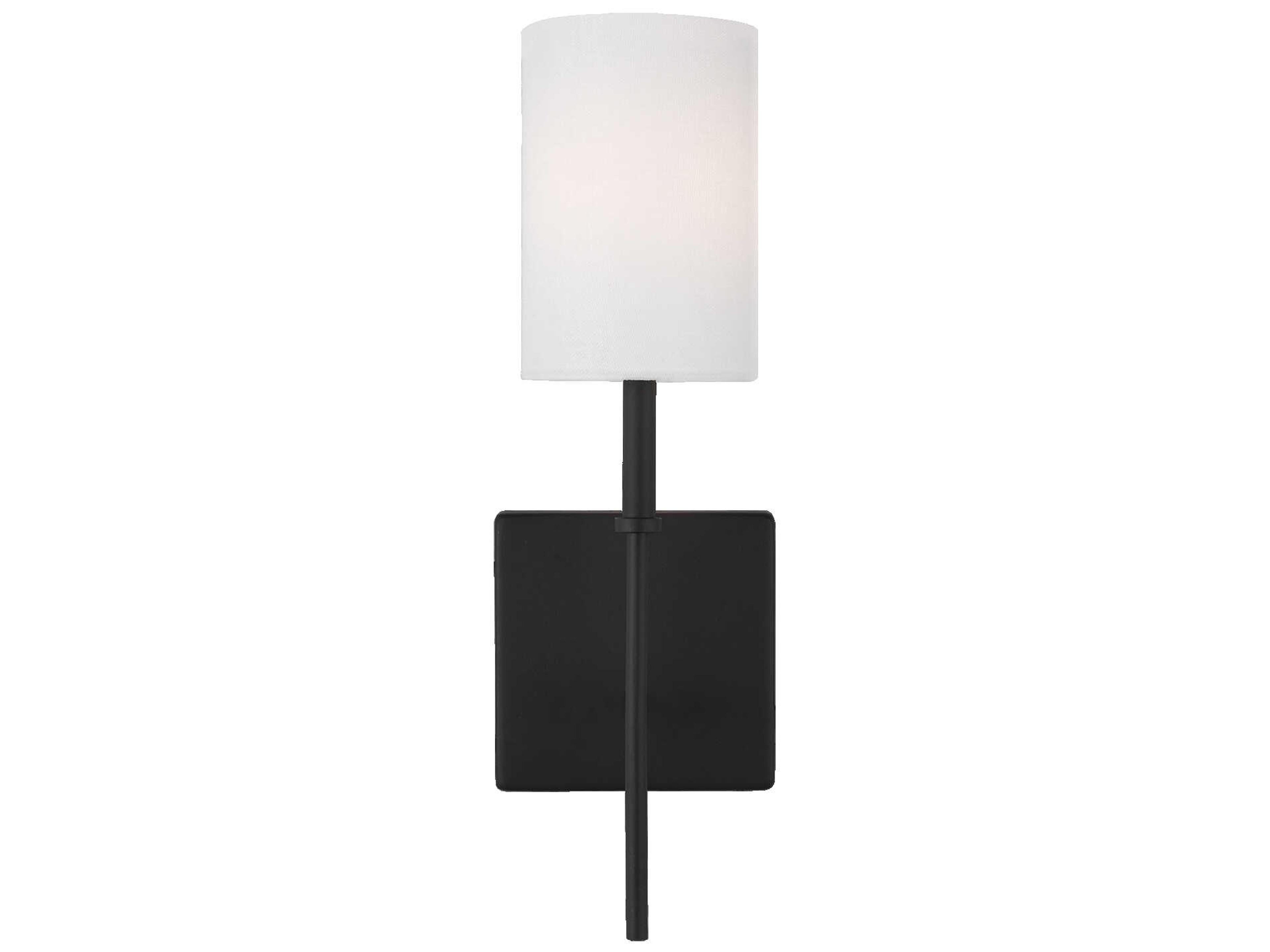 Foxdale Wall Sconce Midnight Black Transitional Light