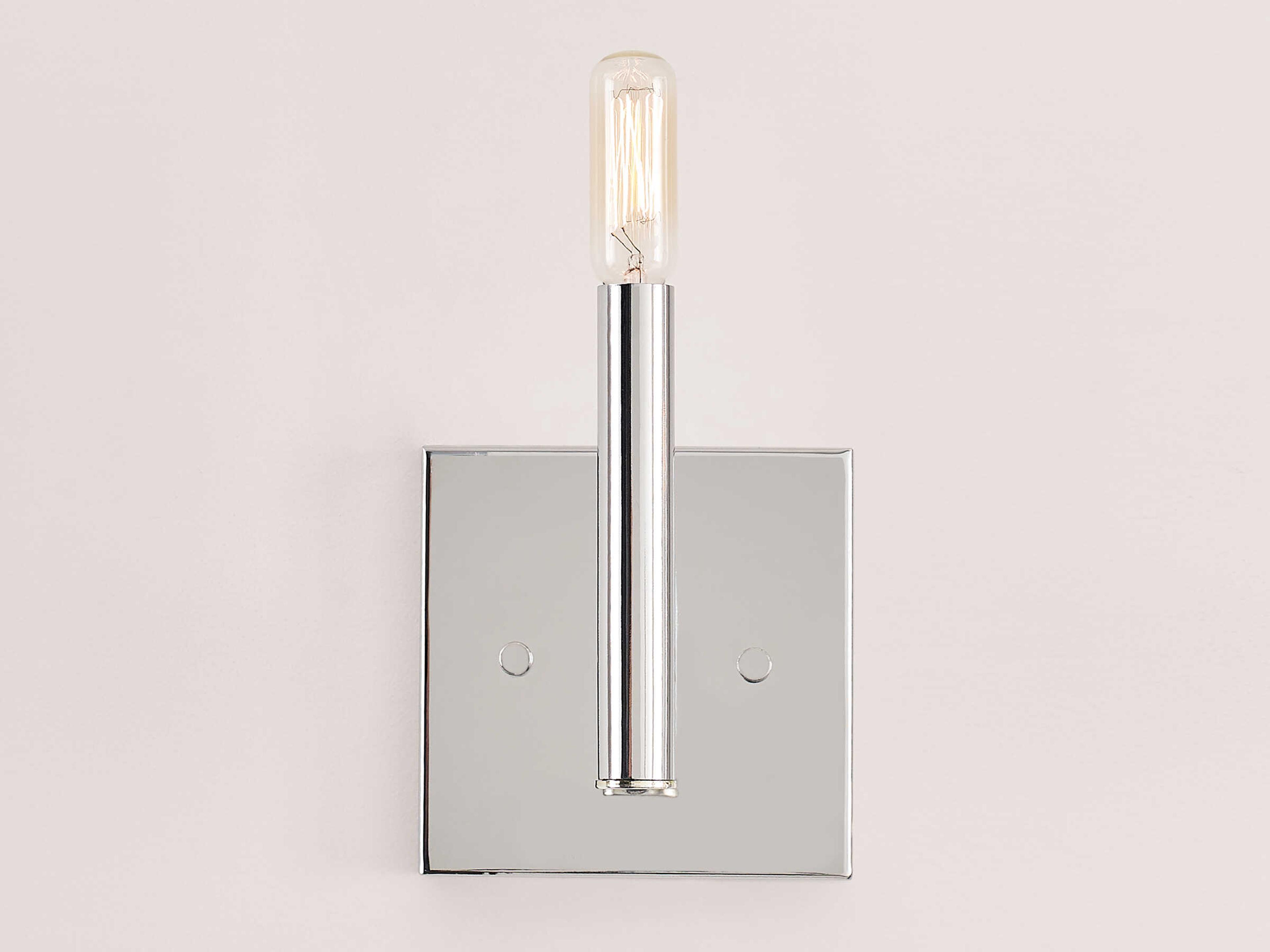 Visual Comfort Studio Vector 1-Light Chrome Wall Sconce