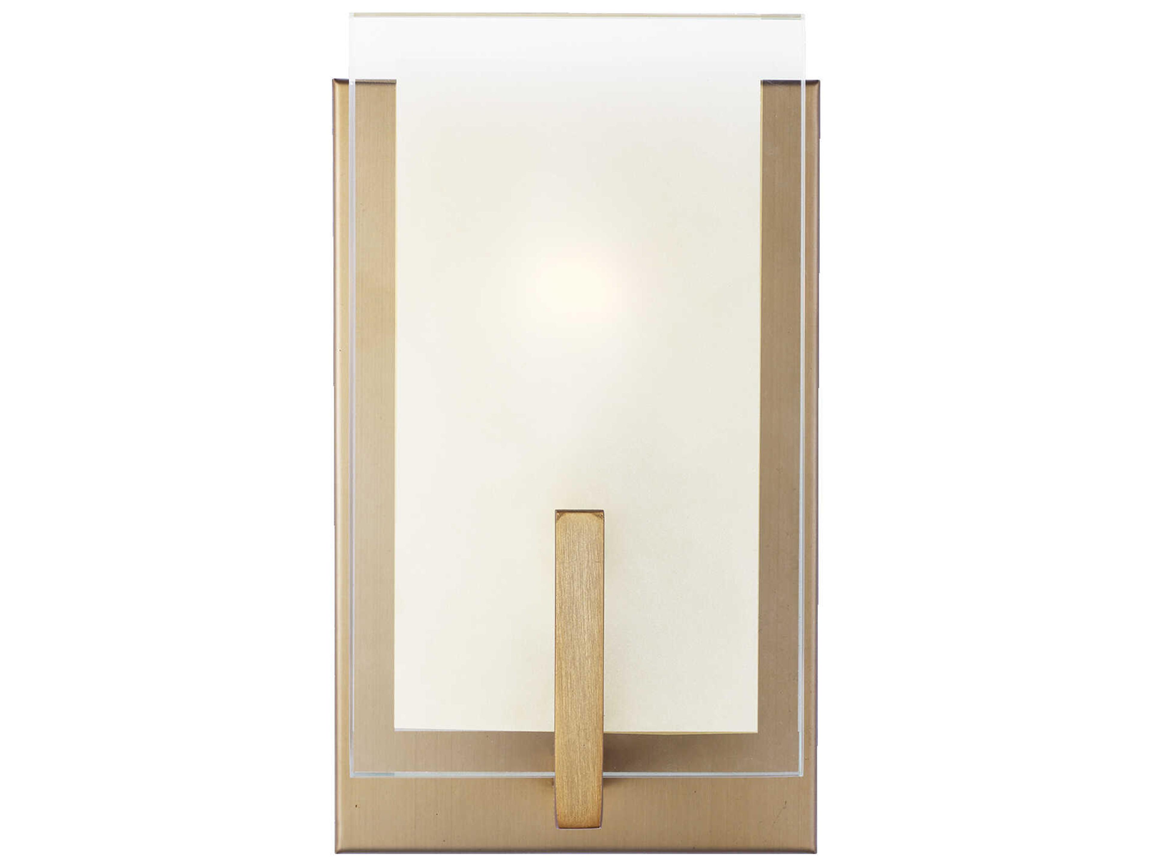 Syll Wall Sconce Contemporary Satin Brass