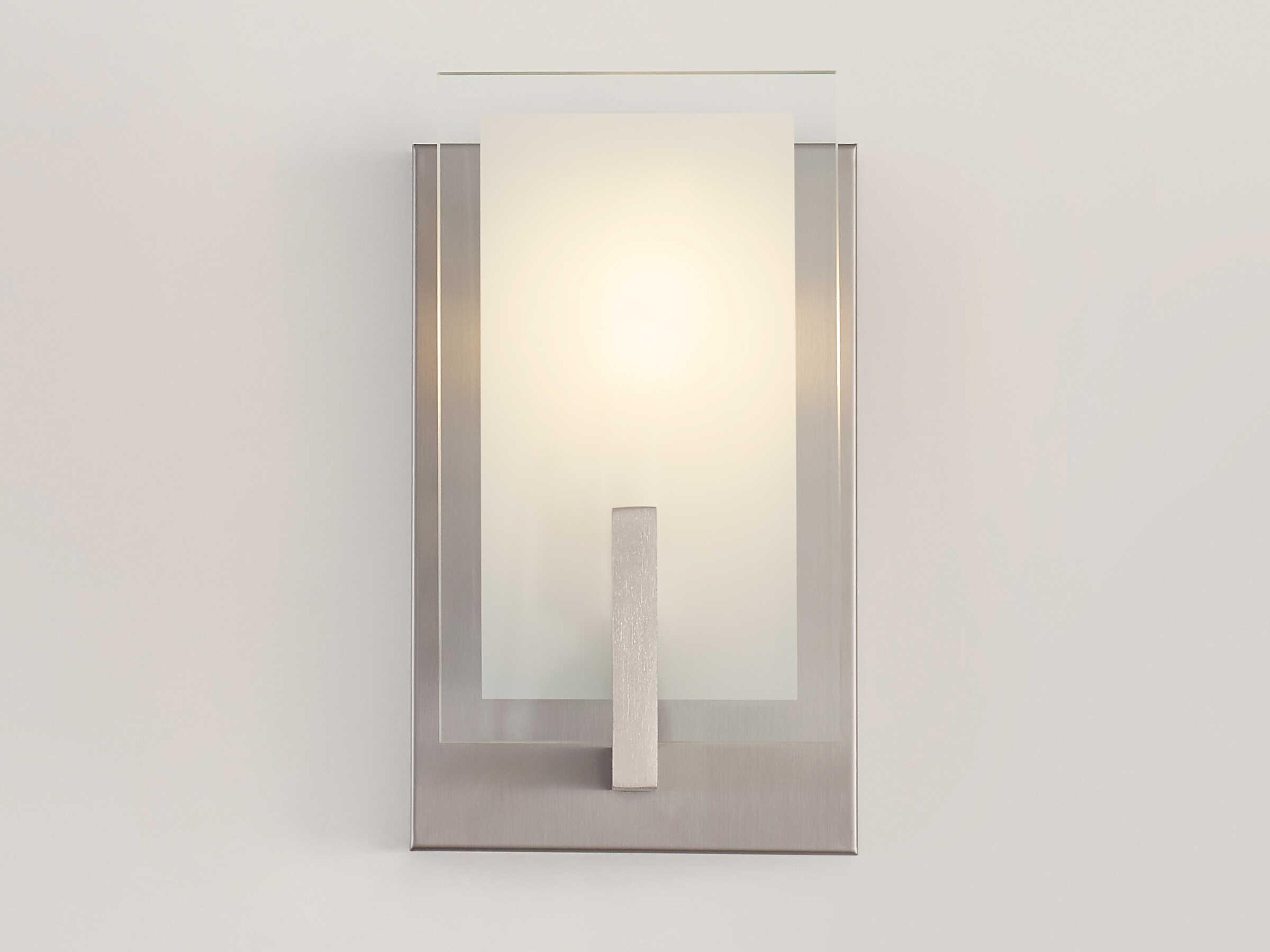 Visual Comfort Studio Syll 1-Light Brushed Nickel Wall Sconce