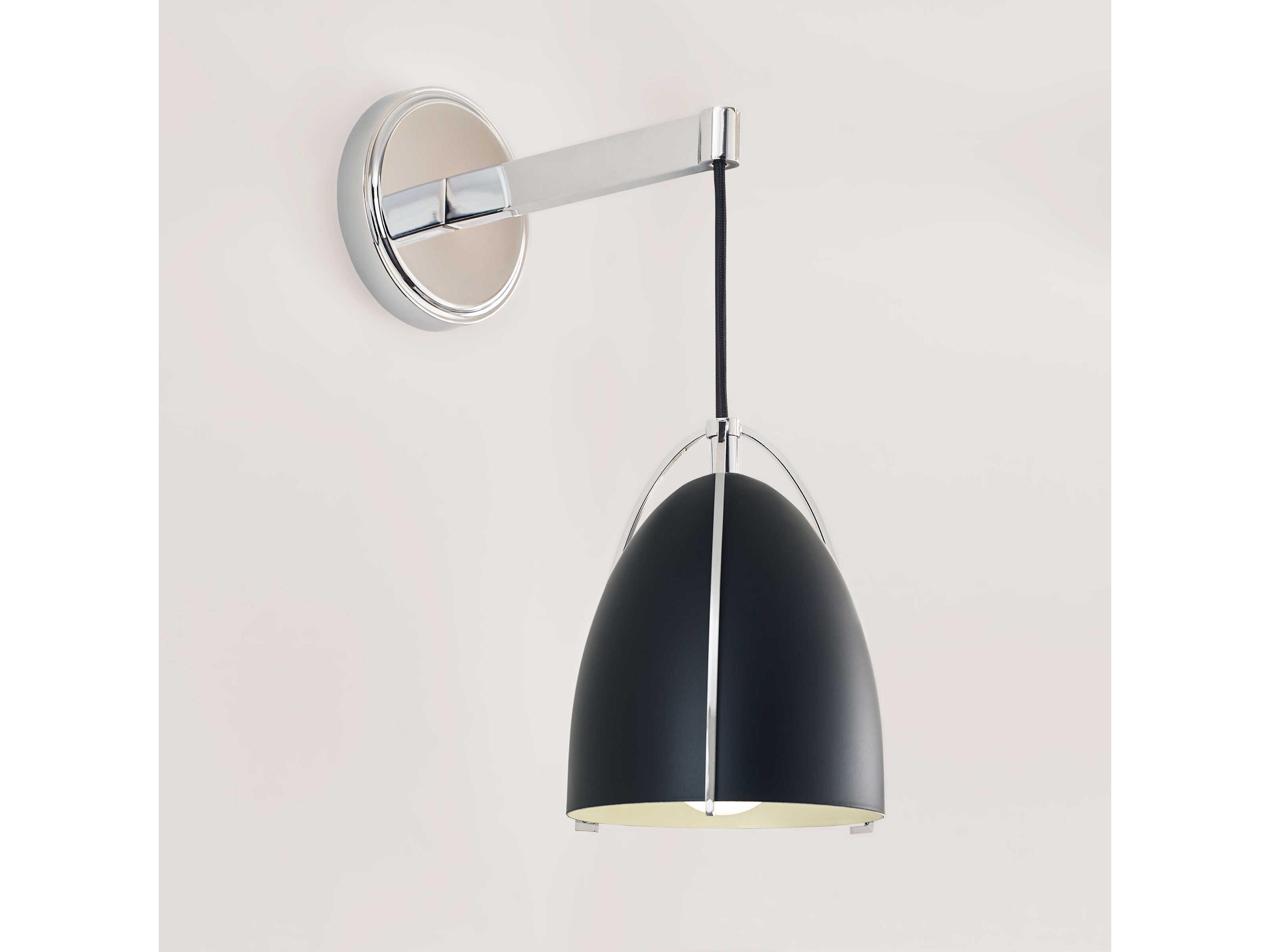 Visual Comfort Studio Norman 1-Light Chrome Wall Sconce