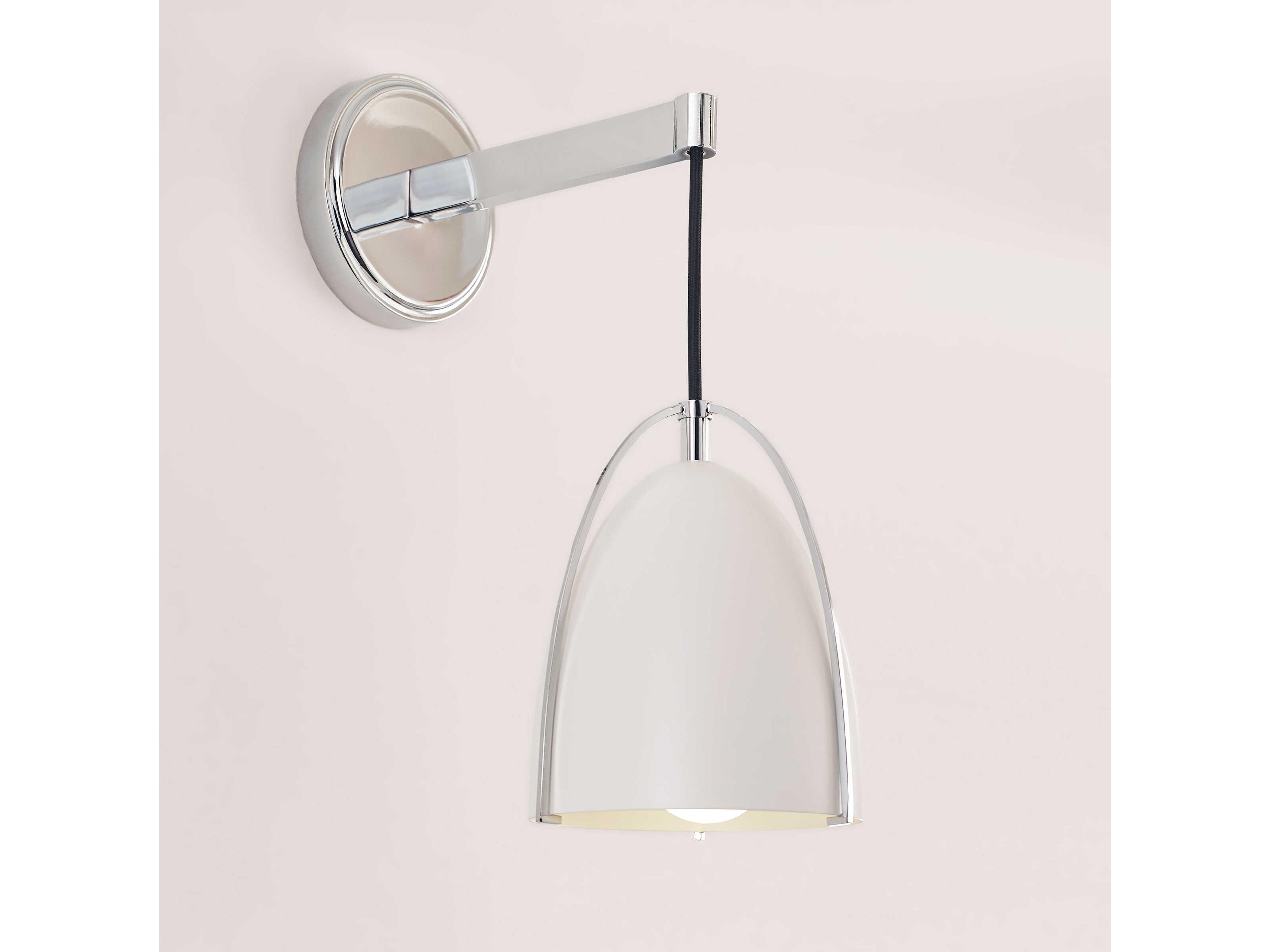 Visual Comfort Studio Norman 1-Light Chrome Wall Sconce