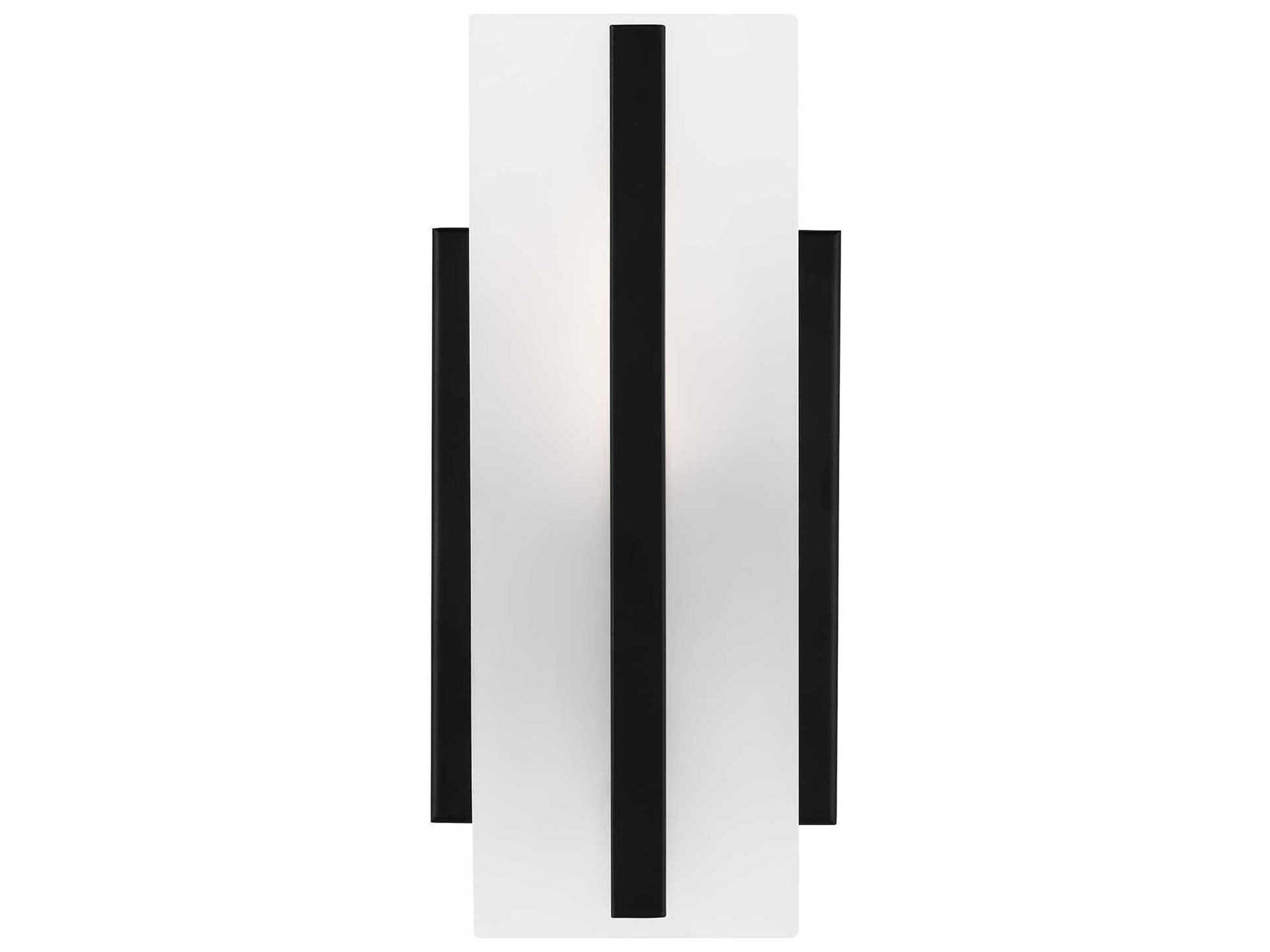 Dex Wall Sconce Modern Midnight Black