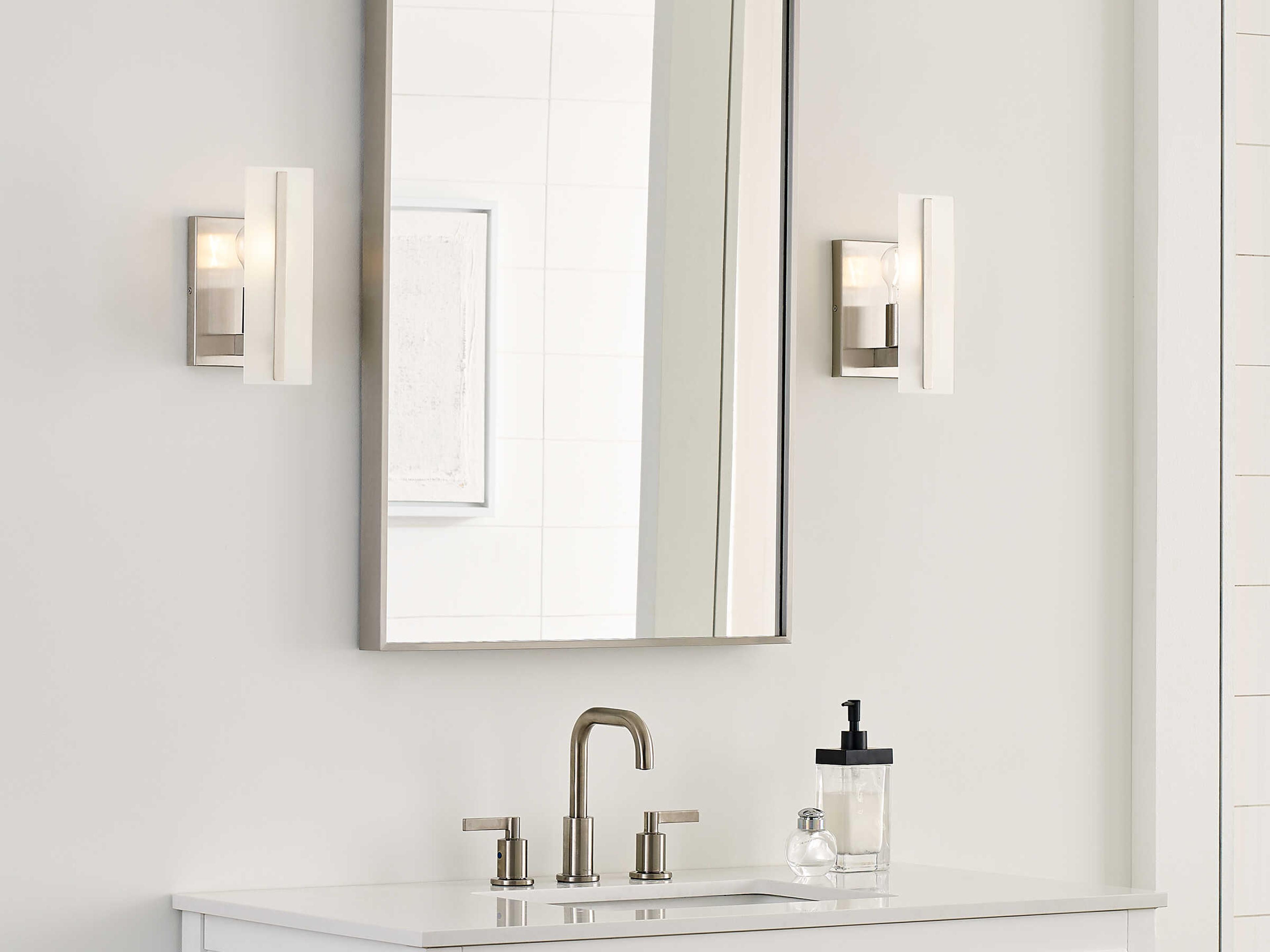 Visual Comfort Studio Dex 1-Light Brushed Nickel Wall Sconce