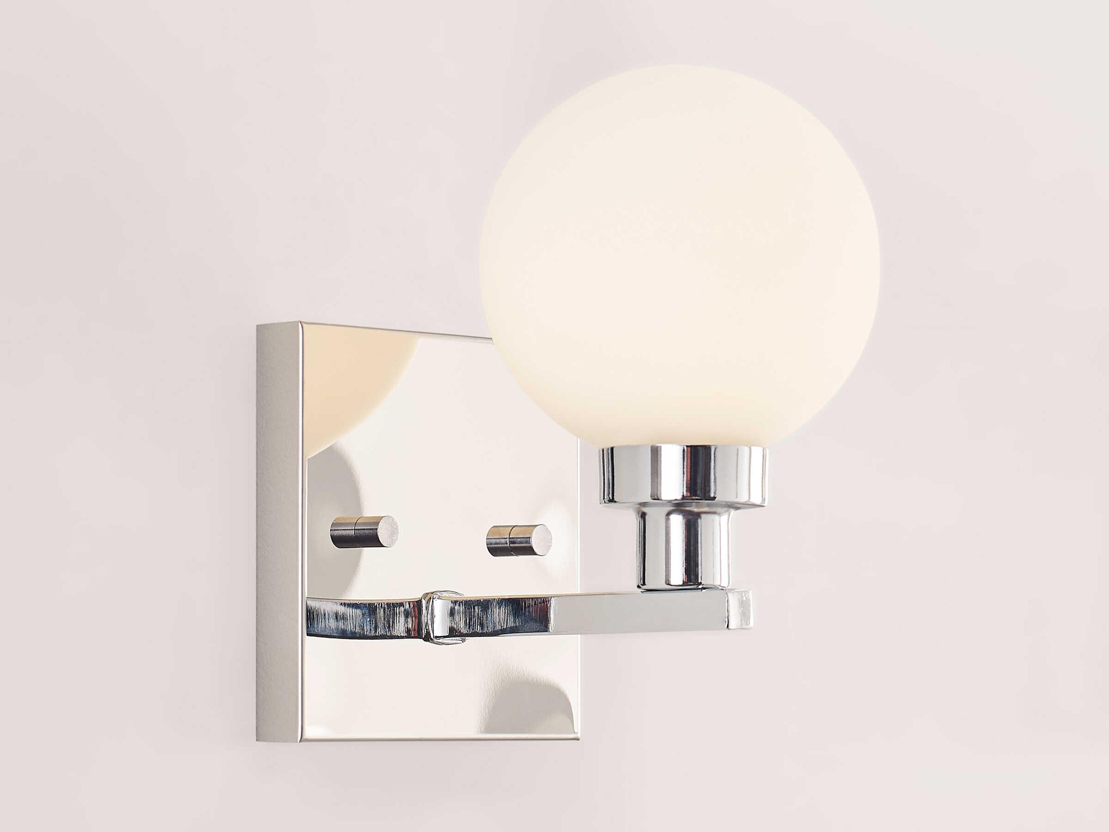 Visual Comfort Studio Clybourn 1-Light Chrome Wall Sconce