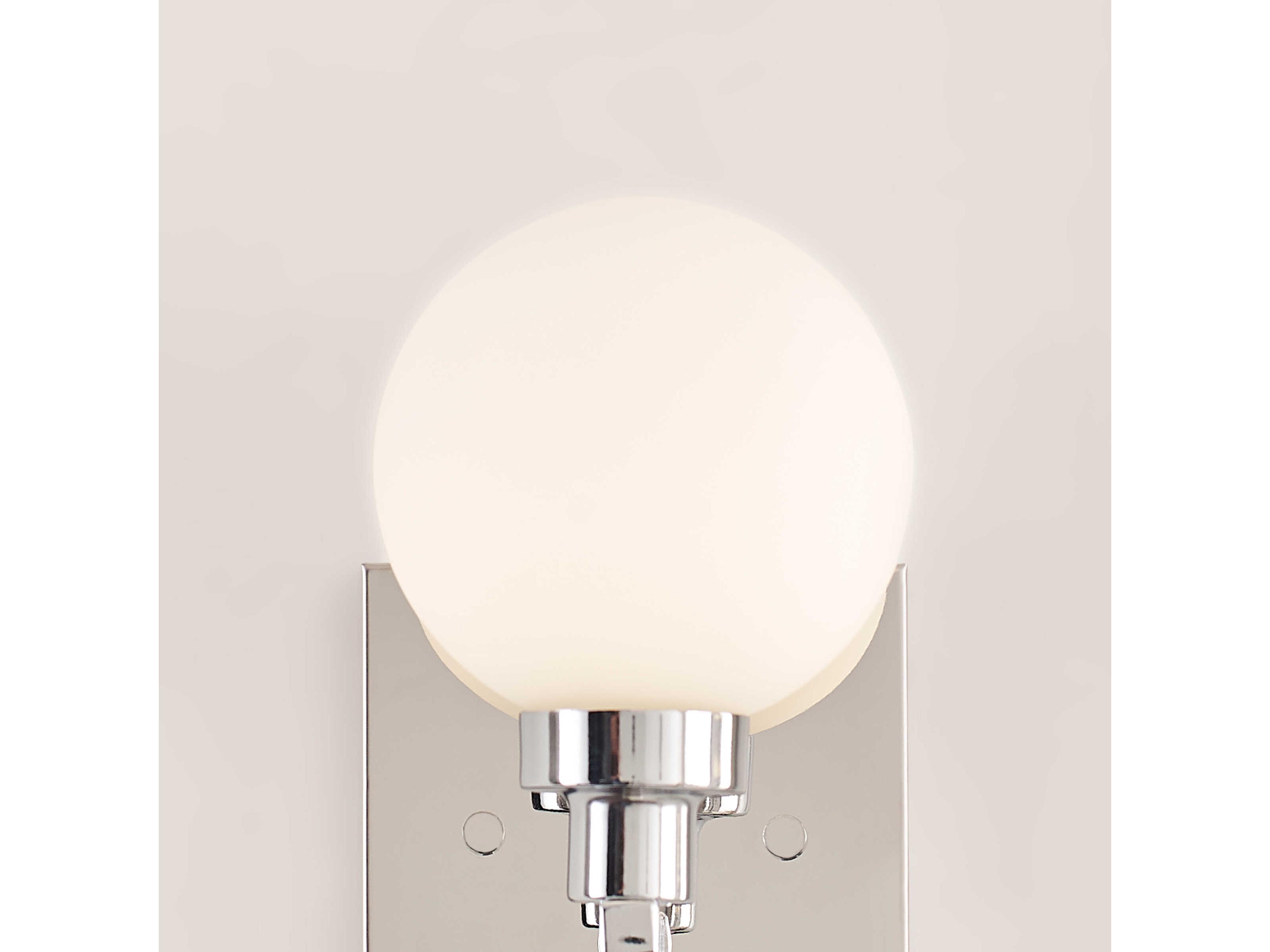 Visual Comfort Studio Clybourn 1-Light Chrome Wall Sconce