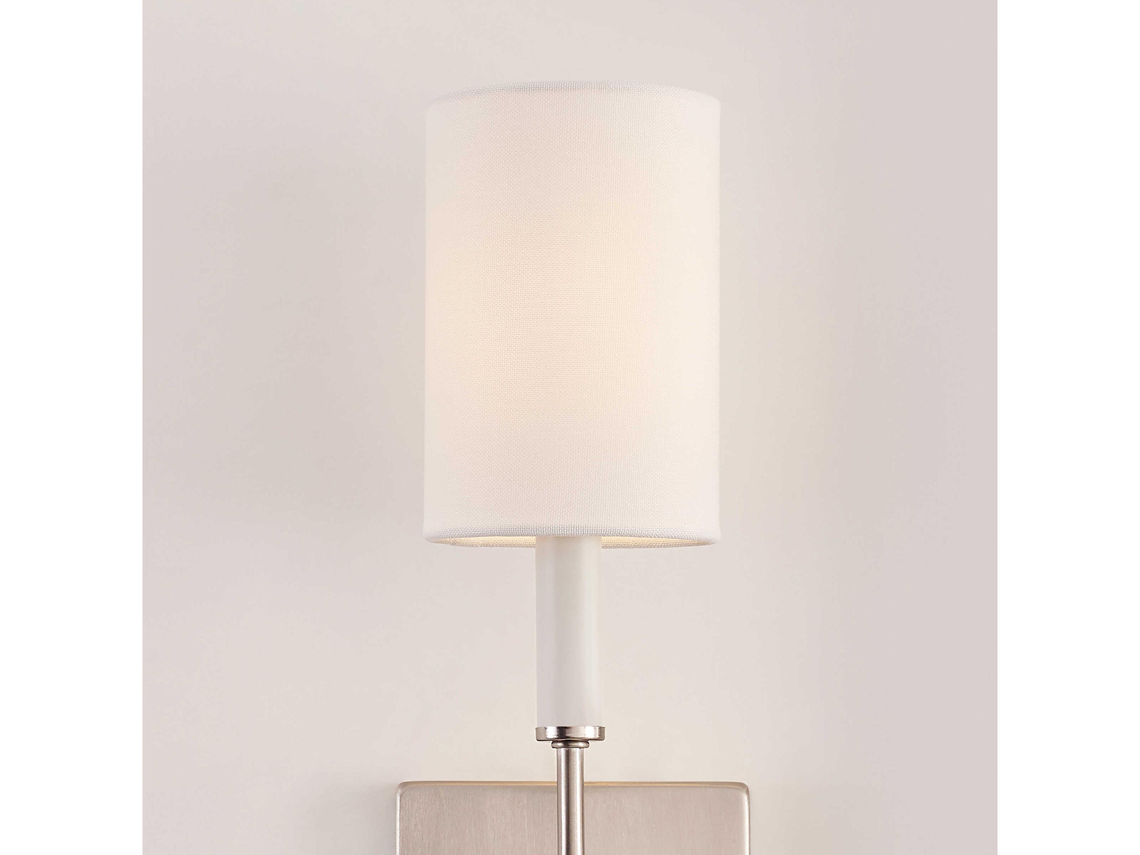 Visual Comfort Studio Greenwich 1-Light Brushed Nickel Wall Sconce