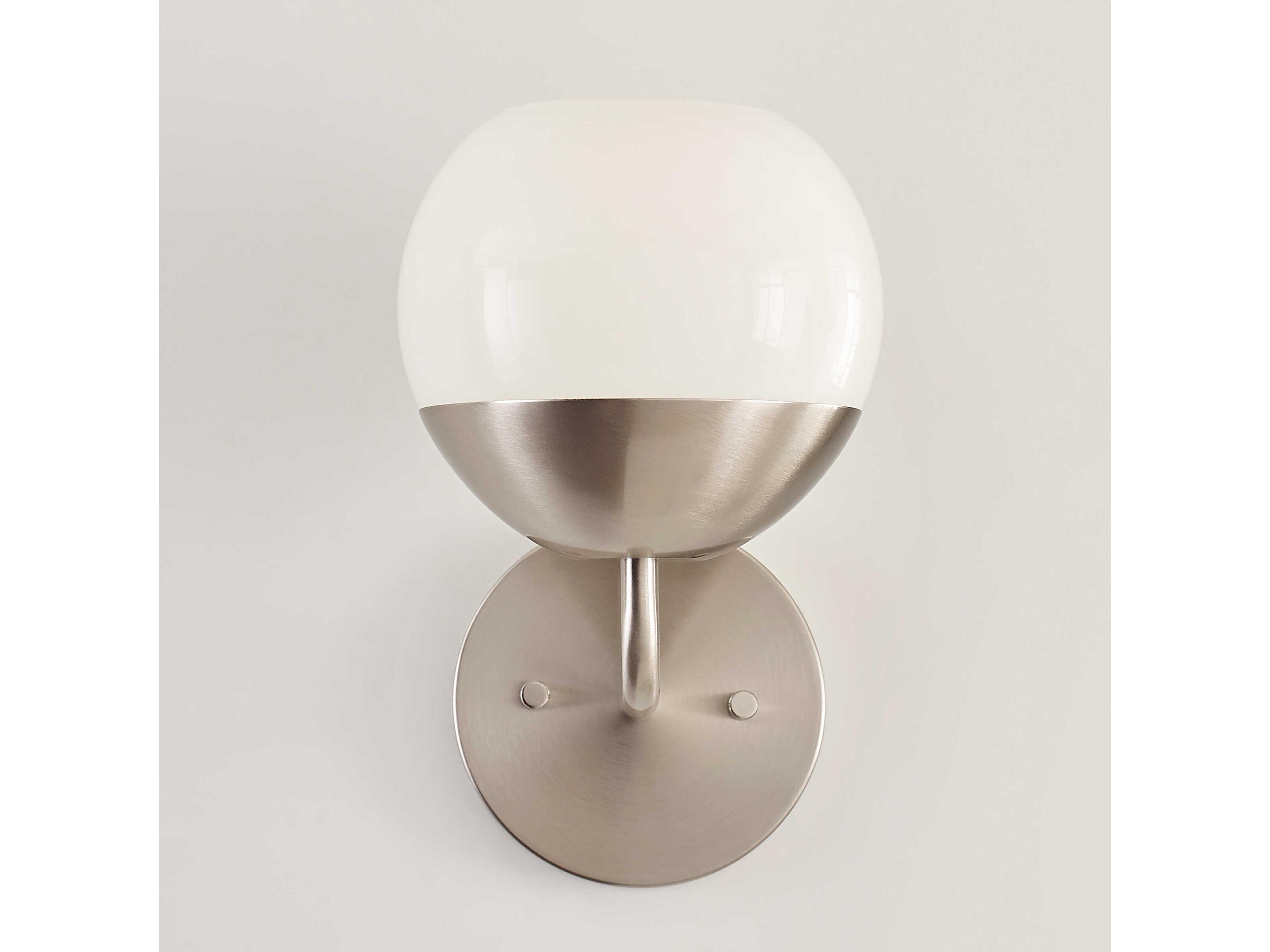 Visual Comfort Studio Alvin 1-Light Brushed Nickel Wall Sconce