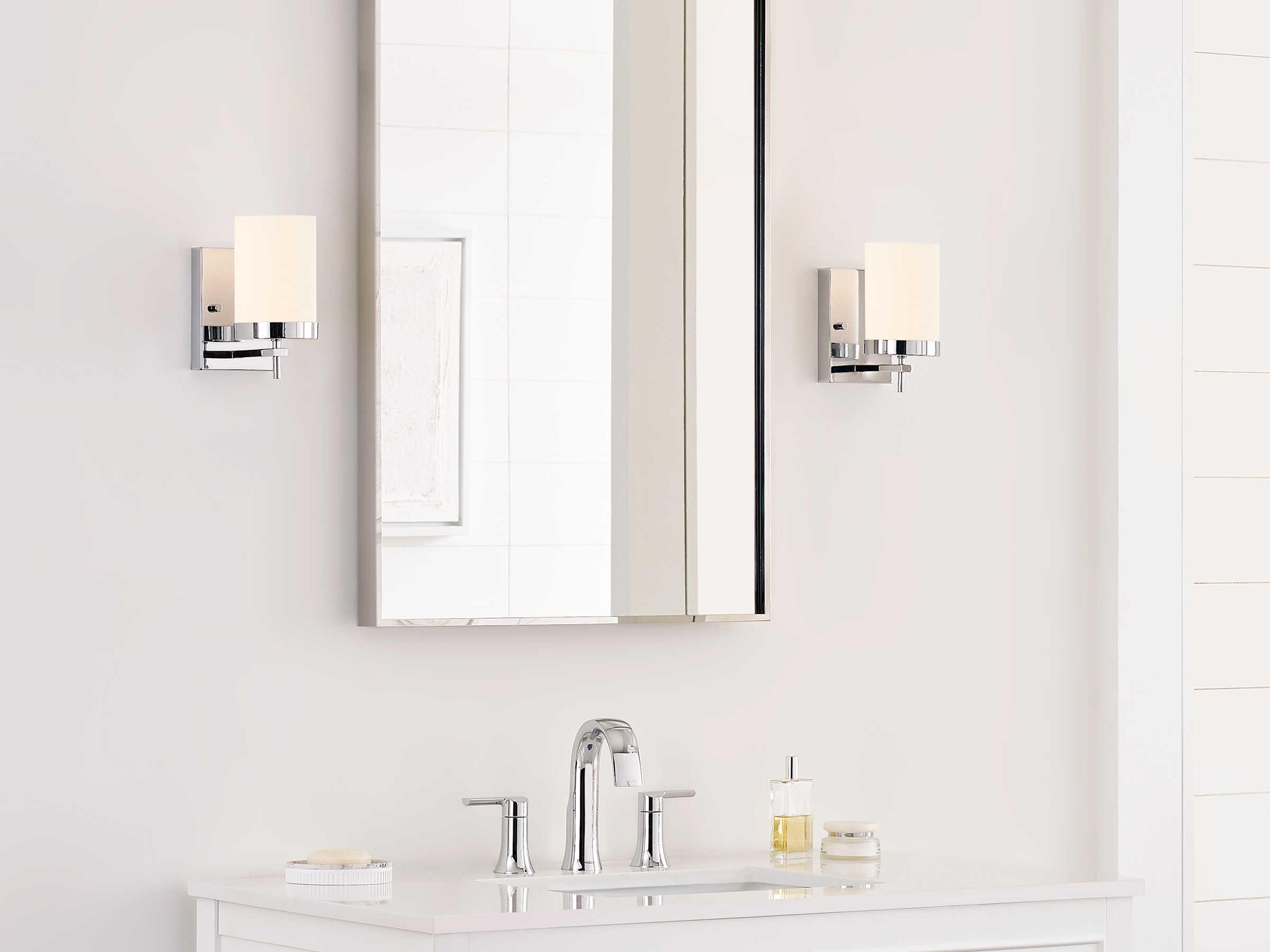 Visual Comfort Studio Zire 1-Light Chrome Wall Sconce