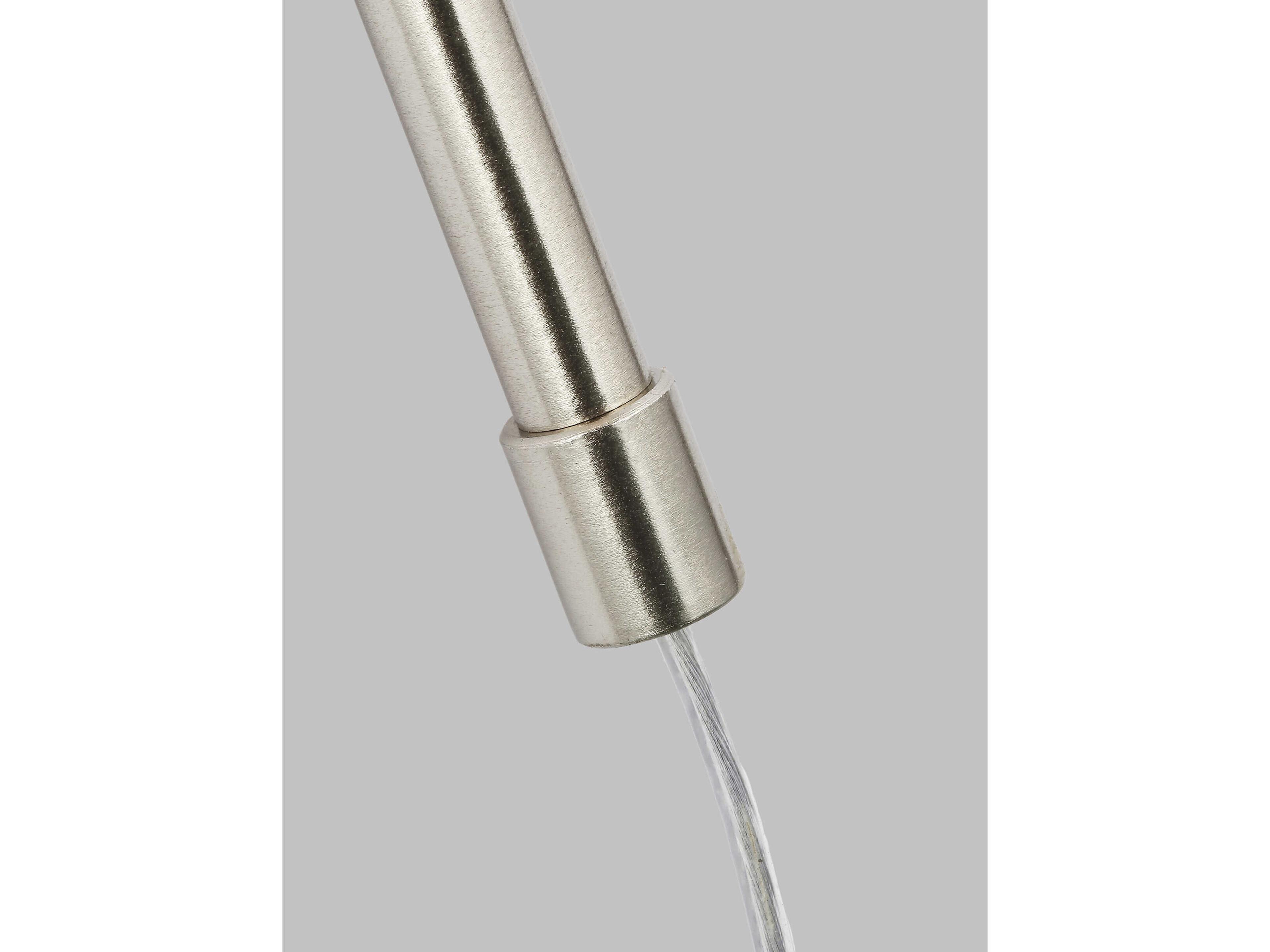 Visual Comfort Studio Clark 1-Light Brushed Nickel Wall Sconce