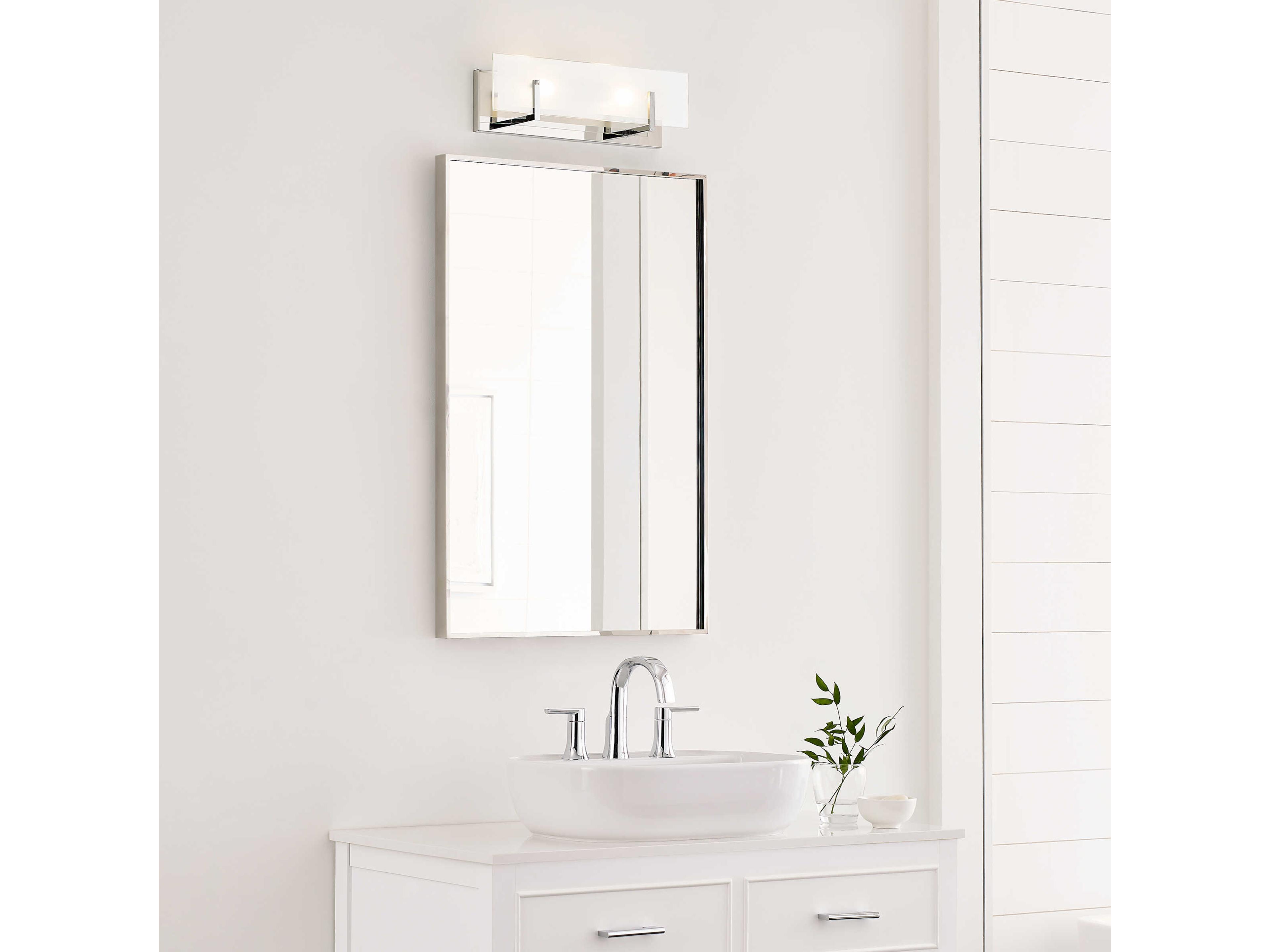 Visual Comfort Studio Syll 2-Light Chrome Vanity Light