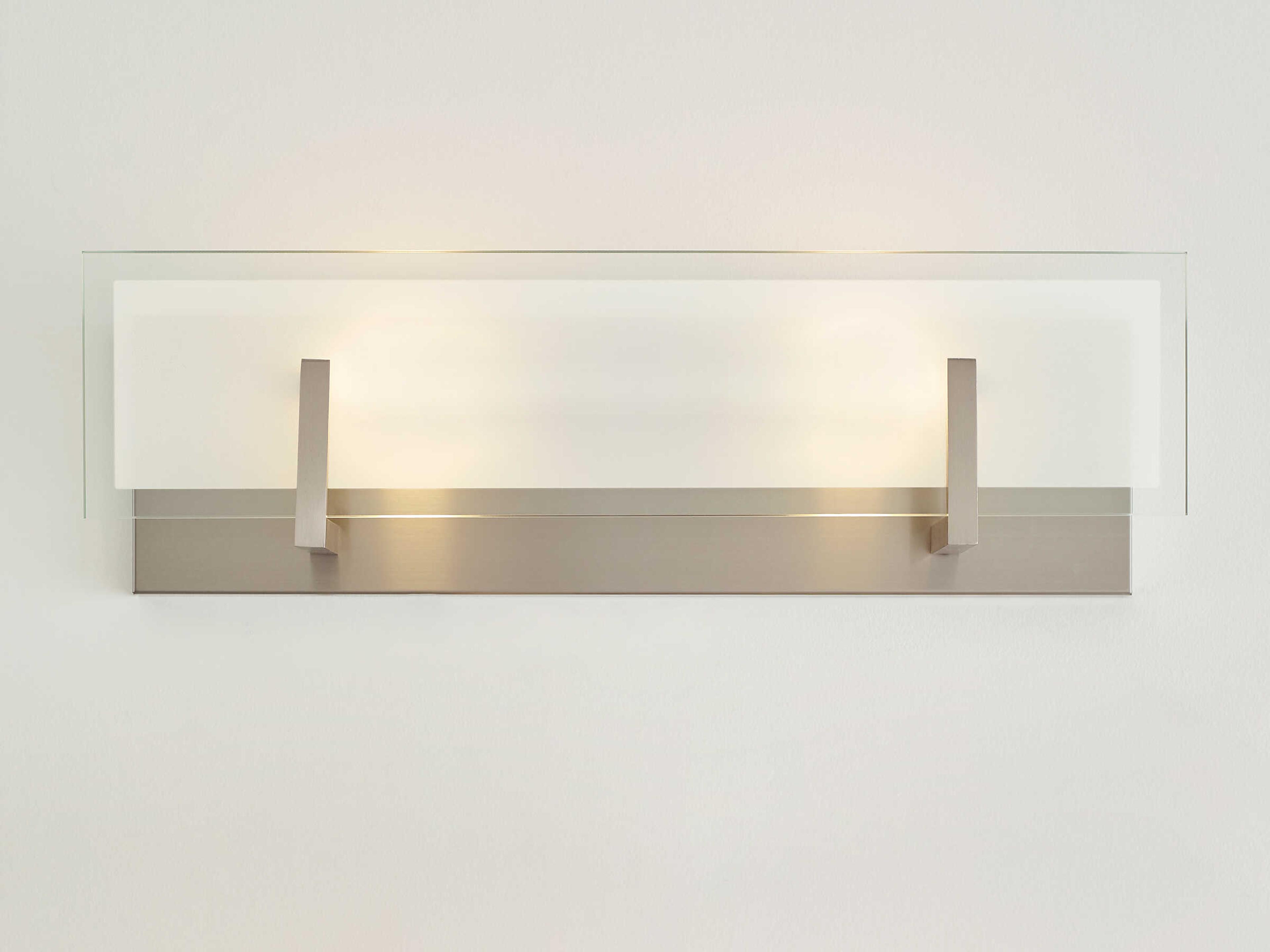 Visual Comfort Studio Syll 2-Light Brushed Nickel Vanity Light