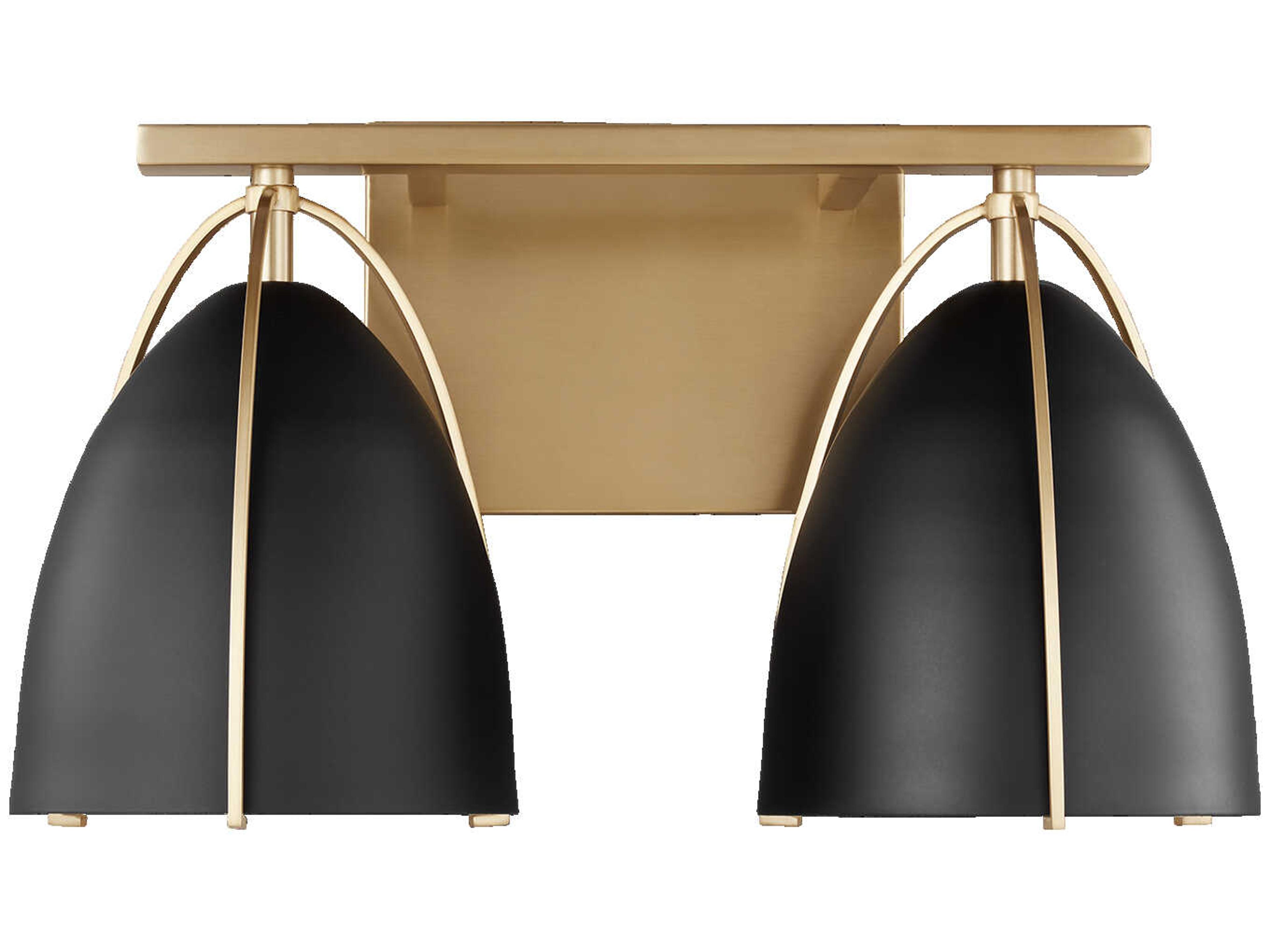 Norman Two Light Bath Sconce Modern Industrial Fixture