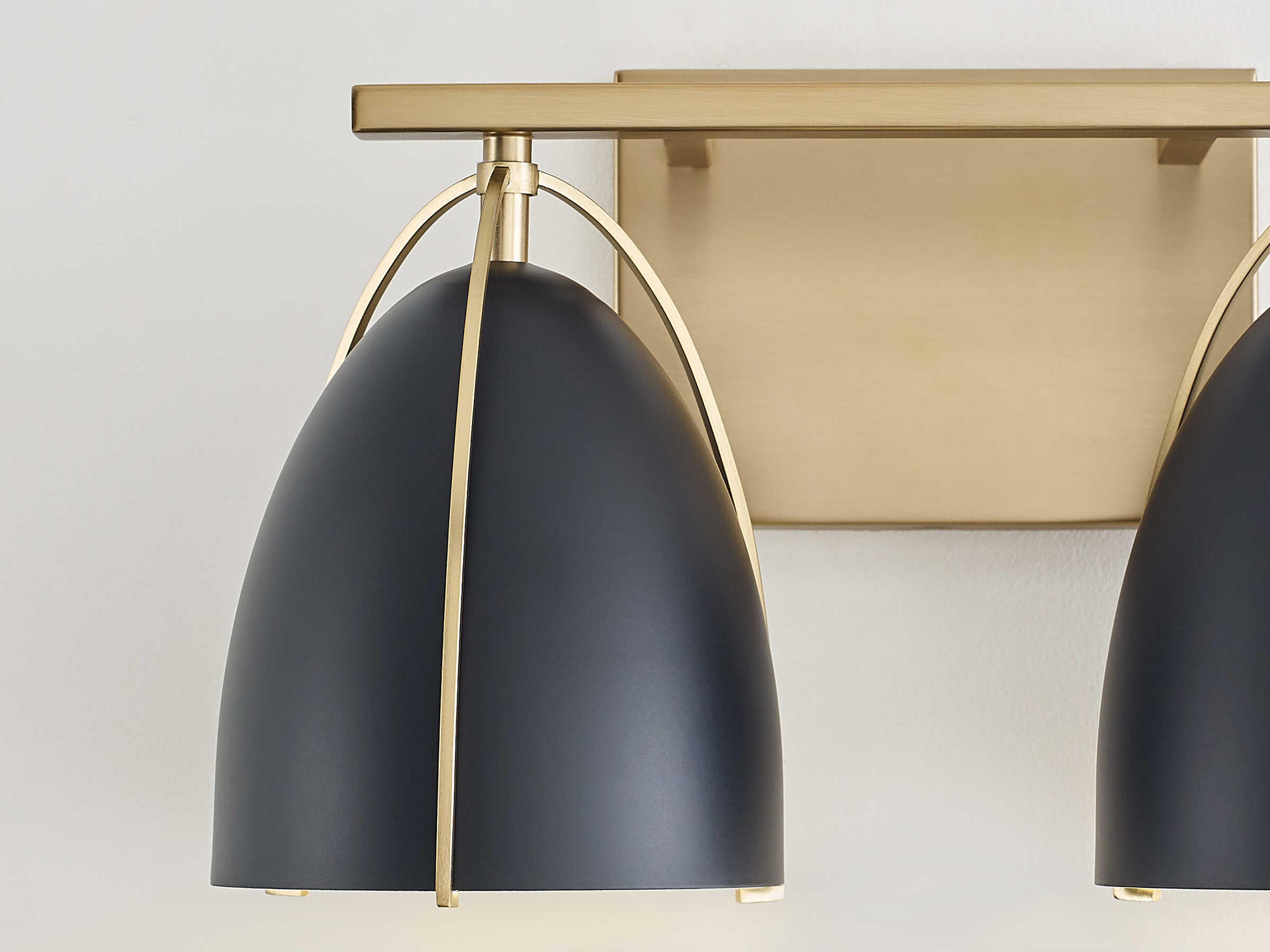 Visual Comfort Studio Norman 2-Light Satin Brass Vanity Light