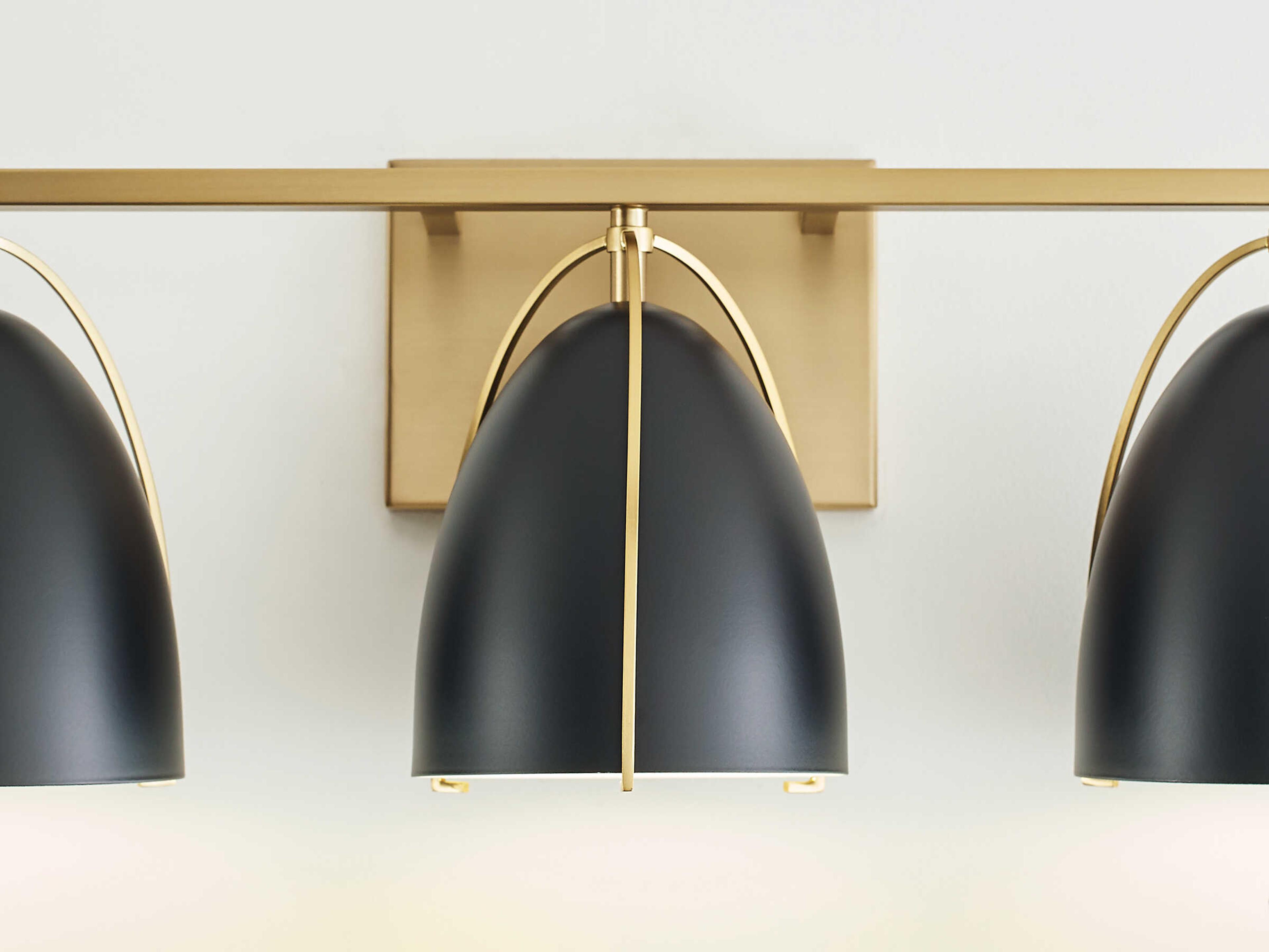 Visual Comfort Studio Norman 3-Light Satin Brass Vanity Light