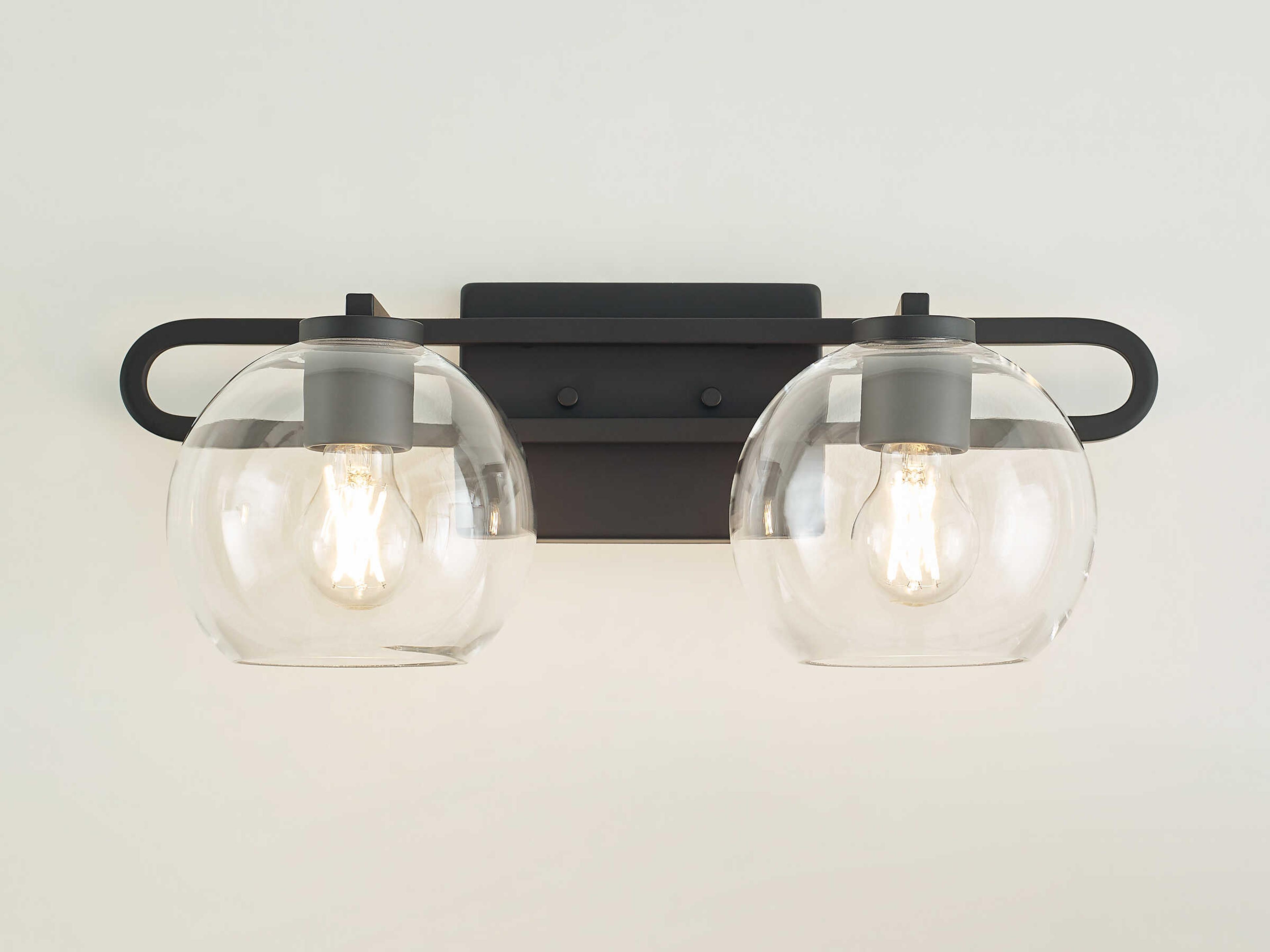 Visual Comfort Studio Codyn 2-Light Midnight Black Vanity Light