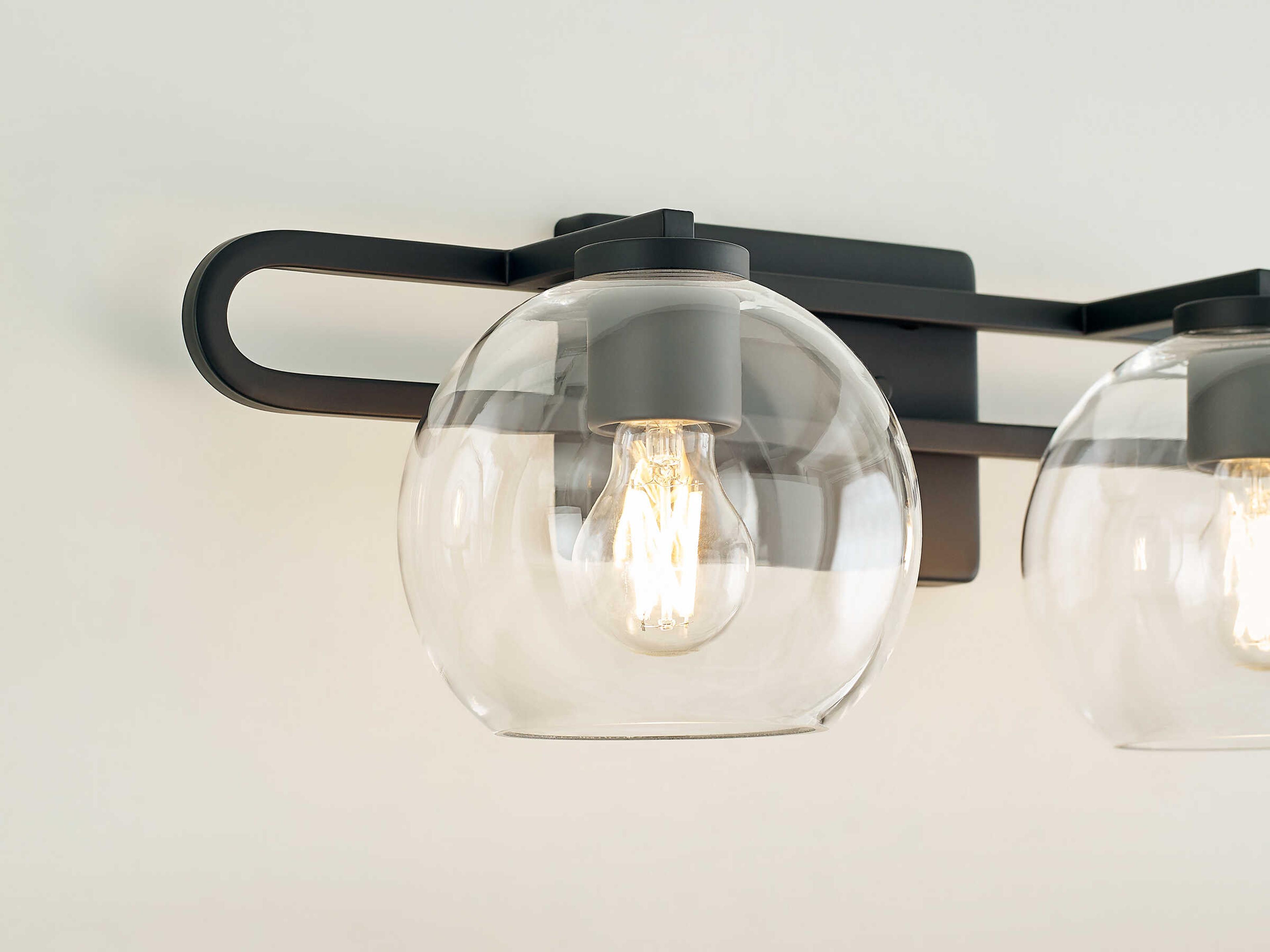 Visual Comfort Studio Codyn 2-Light Midnight Black Vanity Light