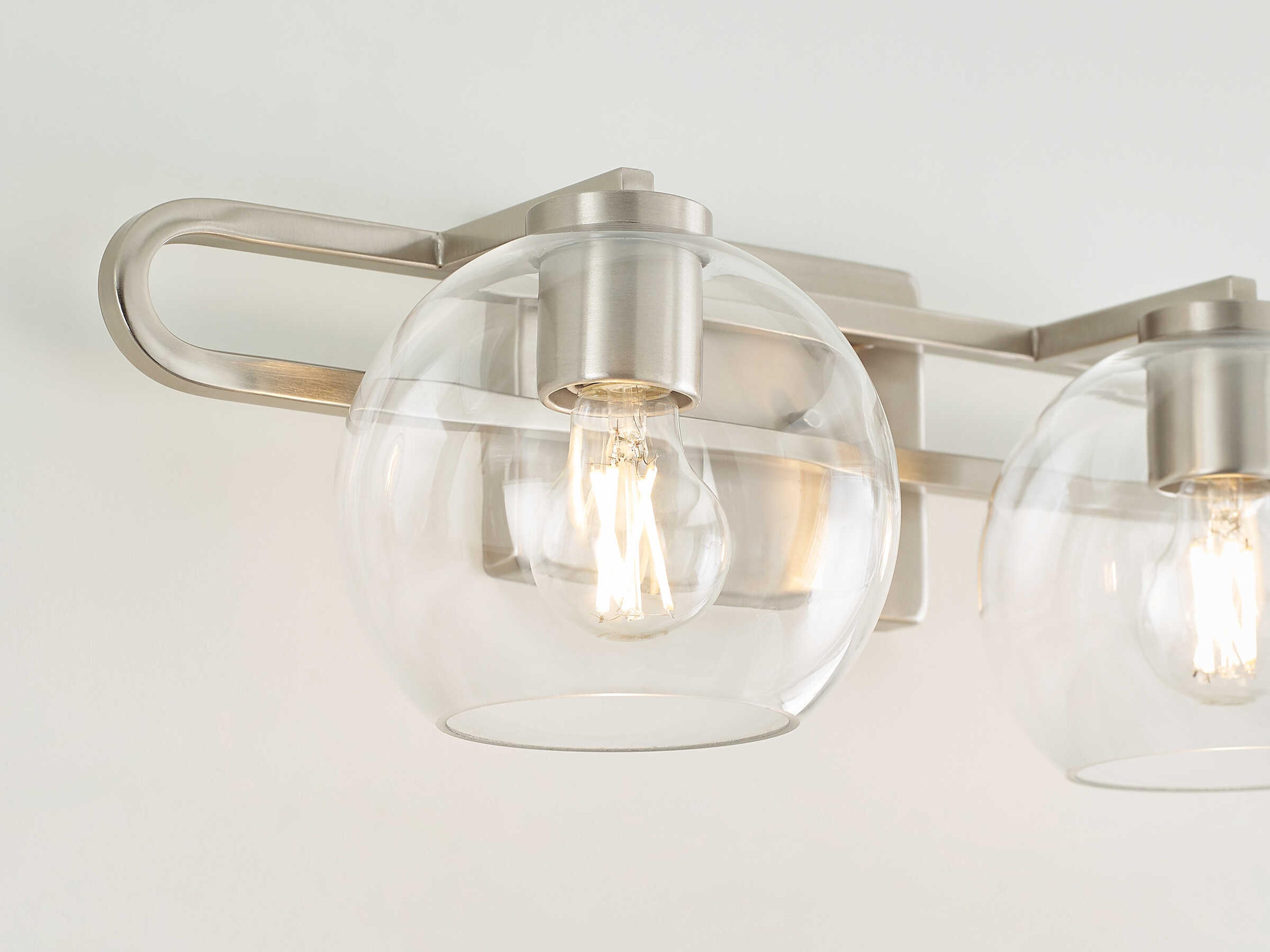 Visual Comfort Studio Codyn 2-Light Brushed Nickel Vanity Light