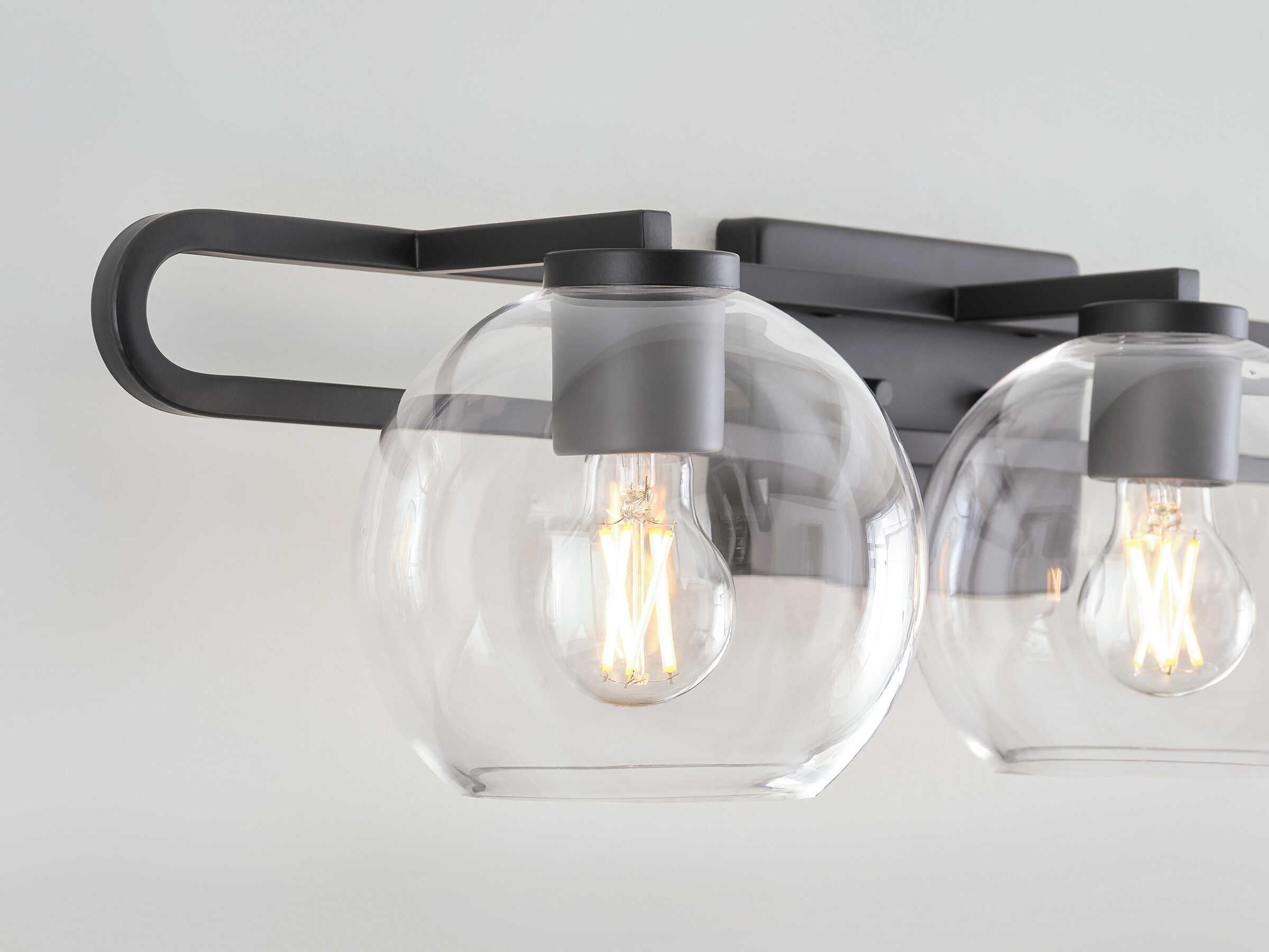 Visual Comfort Studio Codyn 3-Light Midnight Black Vanity Light