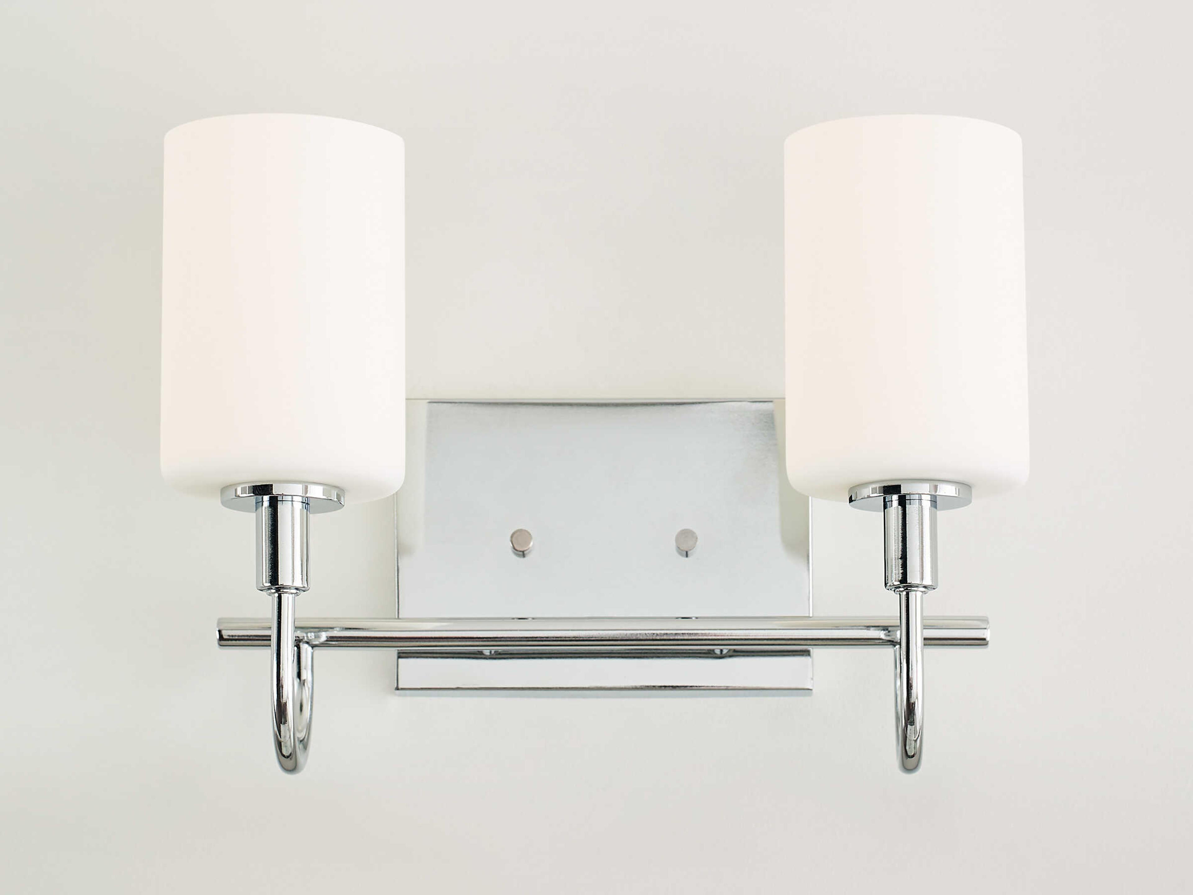 Visual Comfort Studio Oak Moore 2-Light Chrome Vanity Light