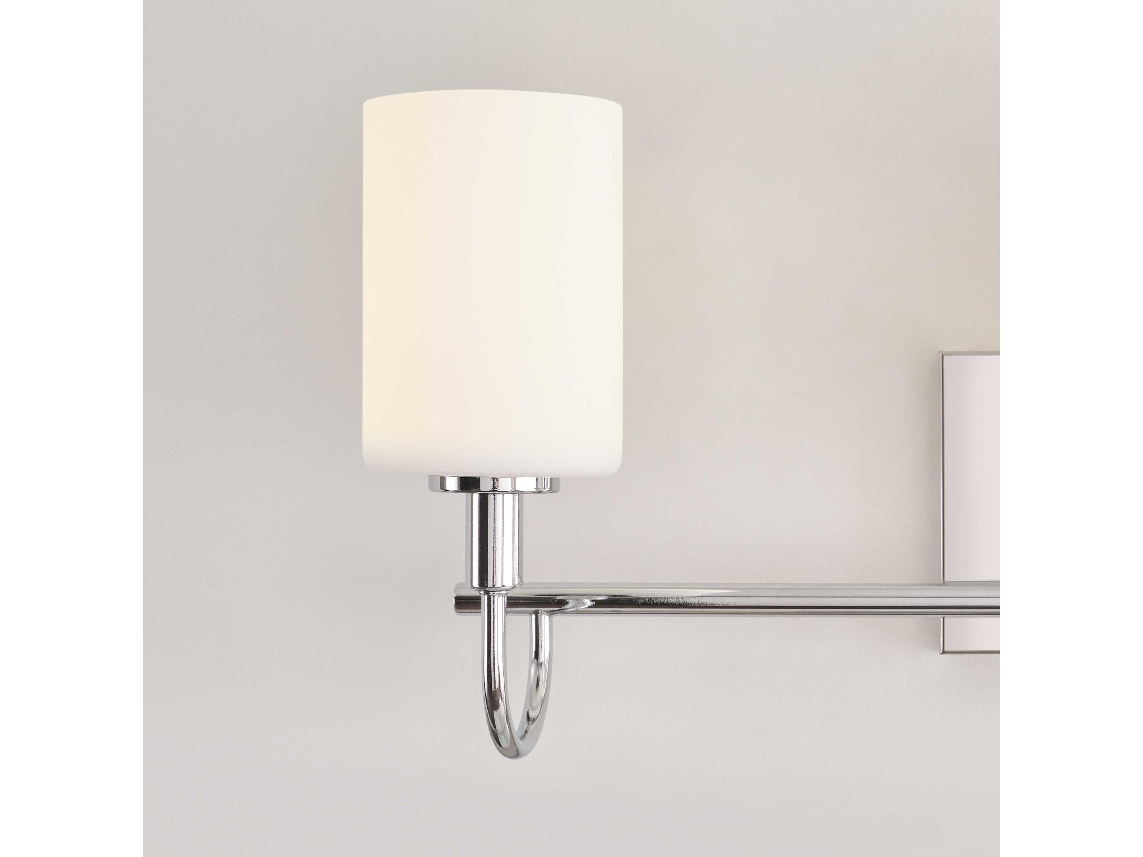 Visual Comfort Studio Oak Moore 3-Light Chrome Vanity Light