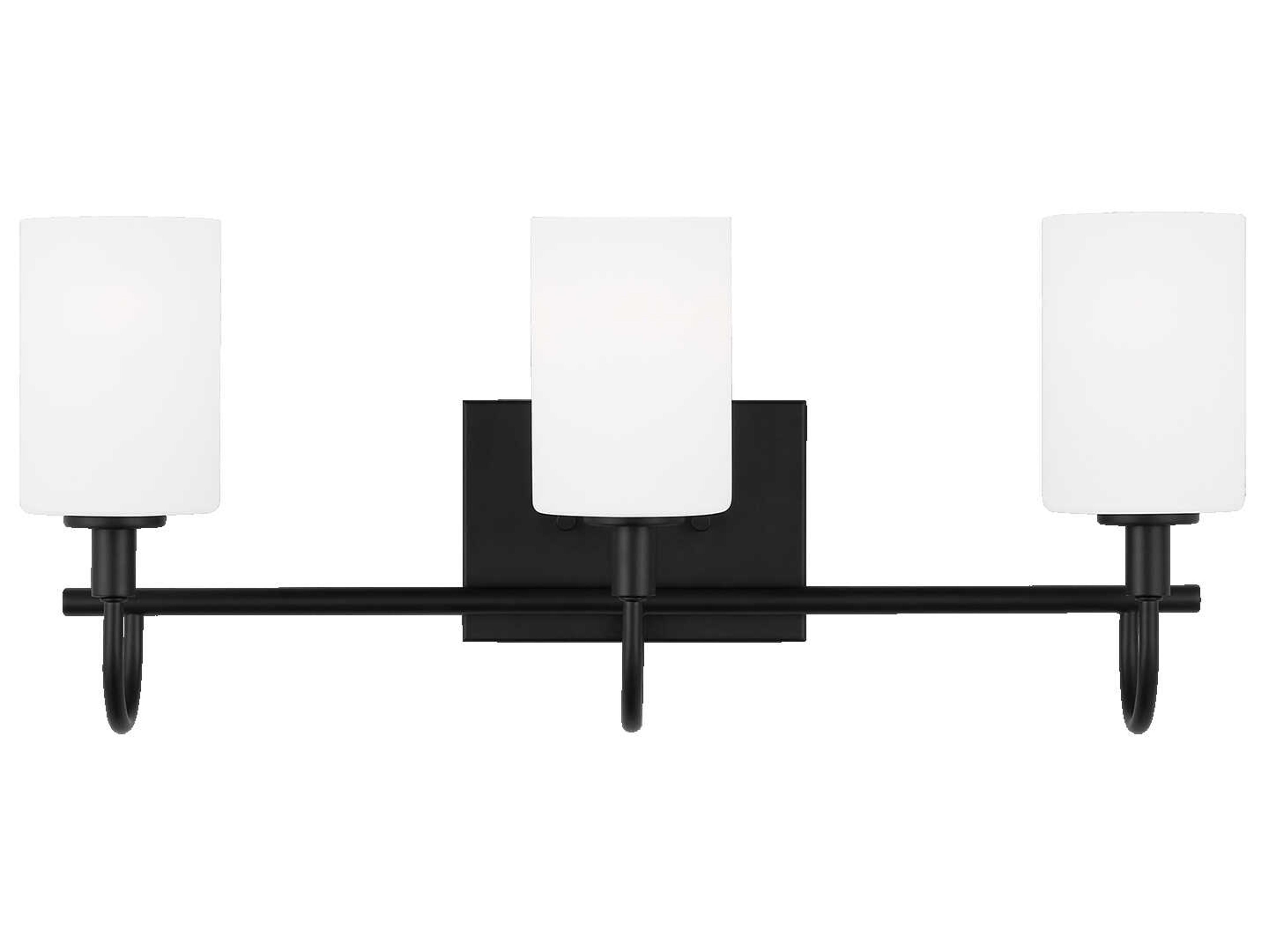 Oak Moore Vanity Light in Midnight Black