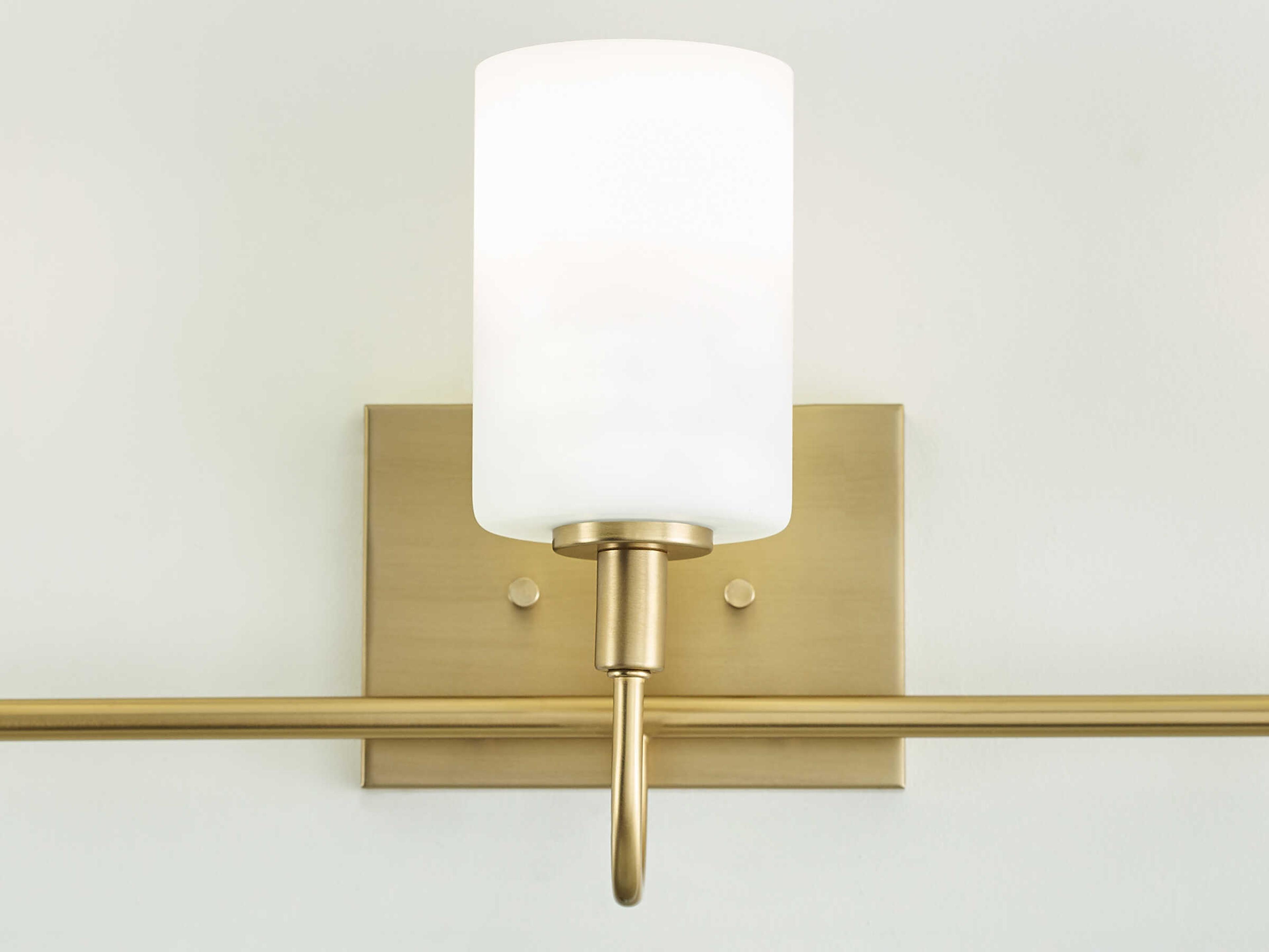 Visual Comfort Studio Oak Moore 3-Light Satin Brass Vanity Light