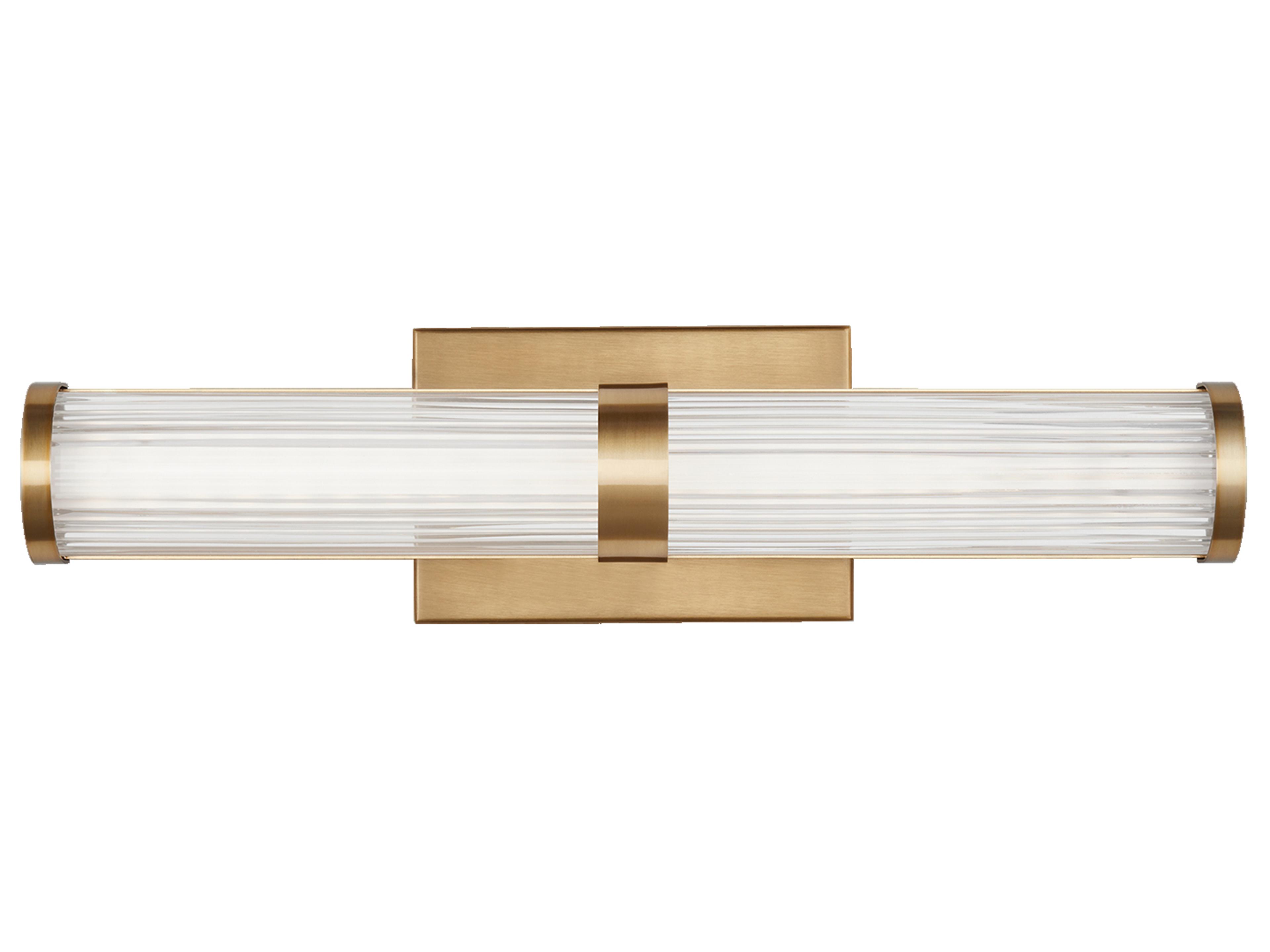Visual Comfort Studio Syden 1-Light Satin Brass Vanity Light