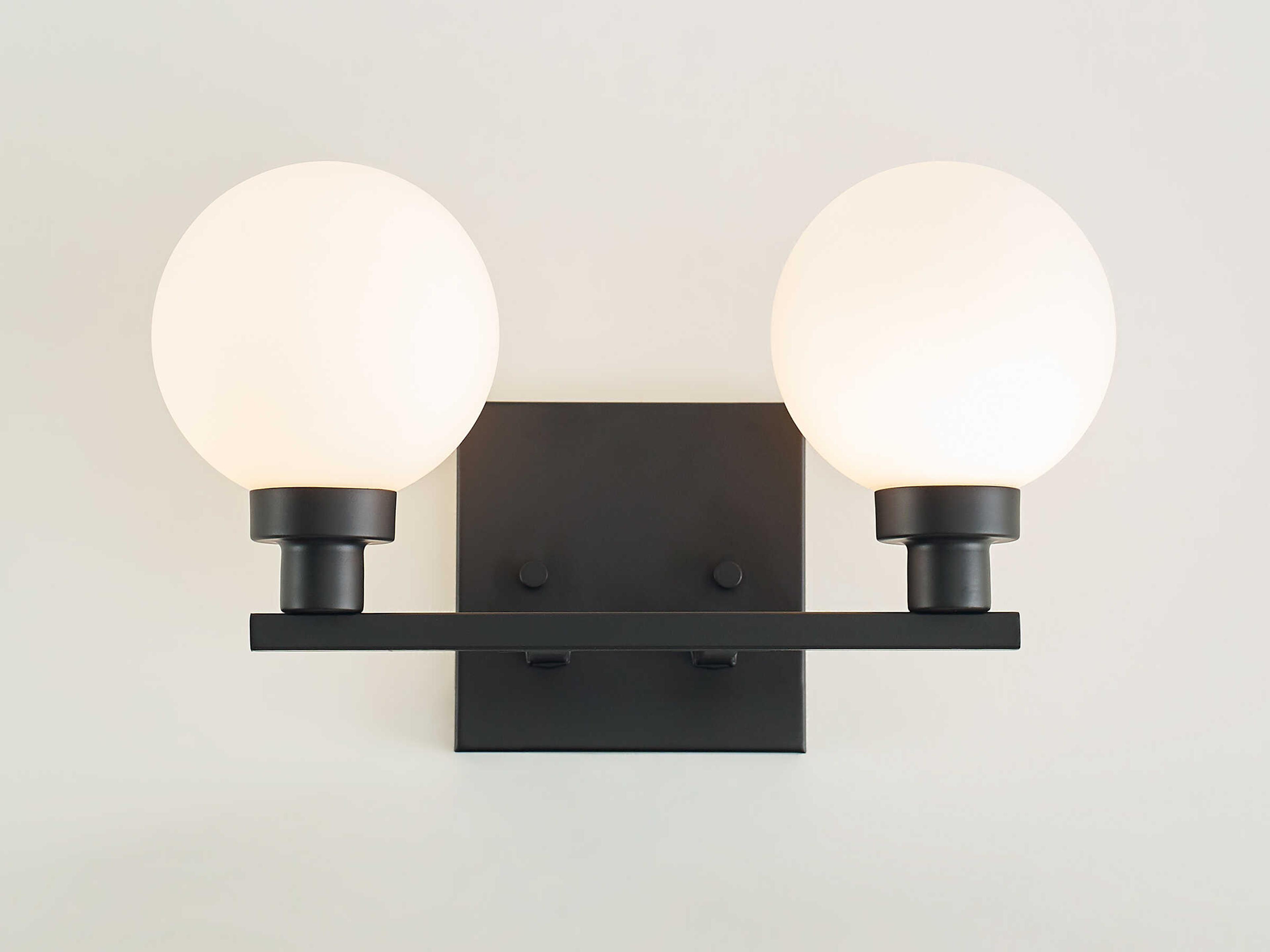 Visual Comfort Studio Clybourn 2-Light Midnight Black Vanity Light