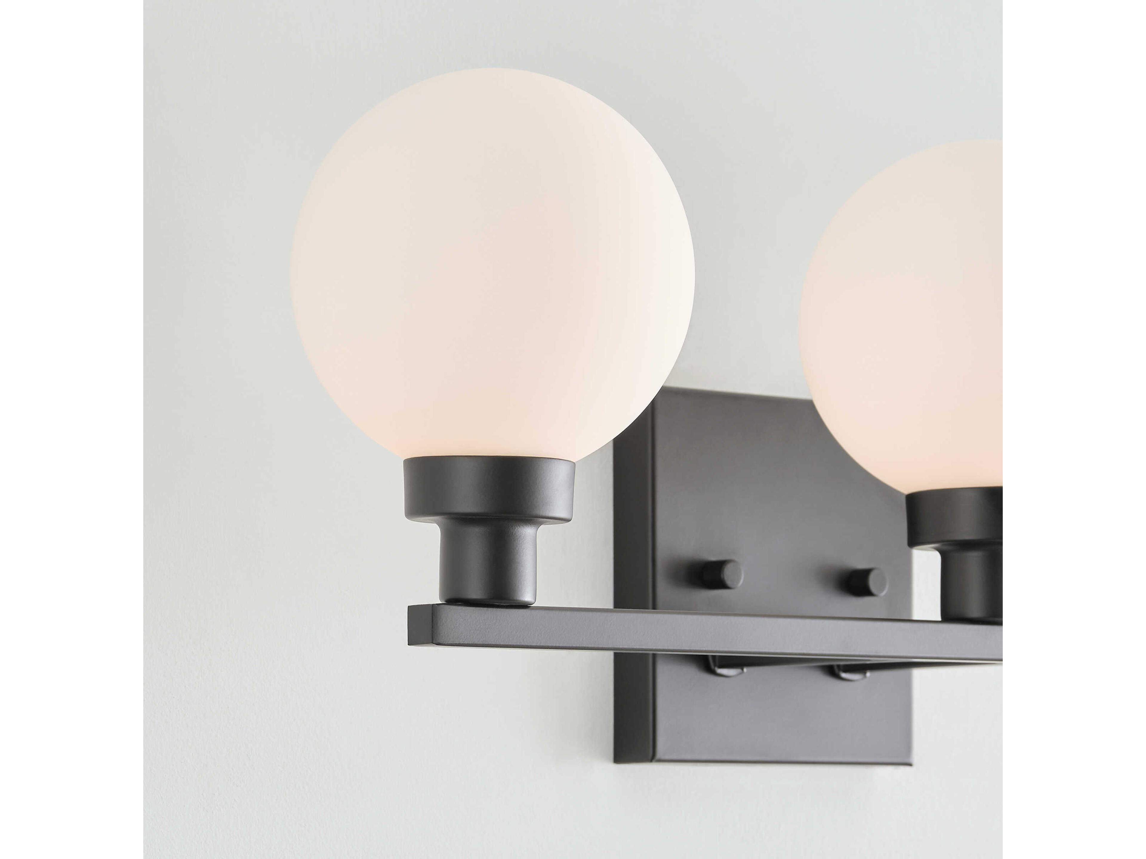 Visual Comfort Studio Clybourn 3-Light Midnight Black Vanity Light