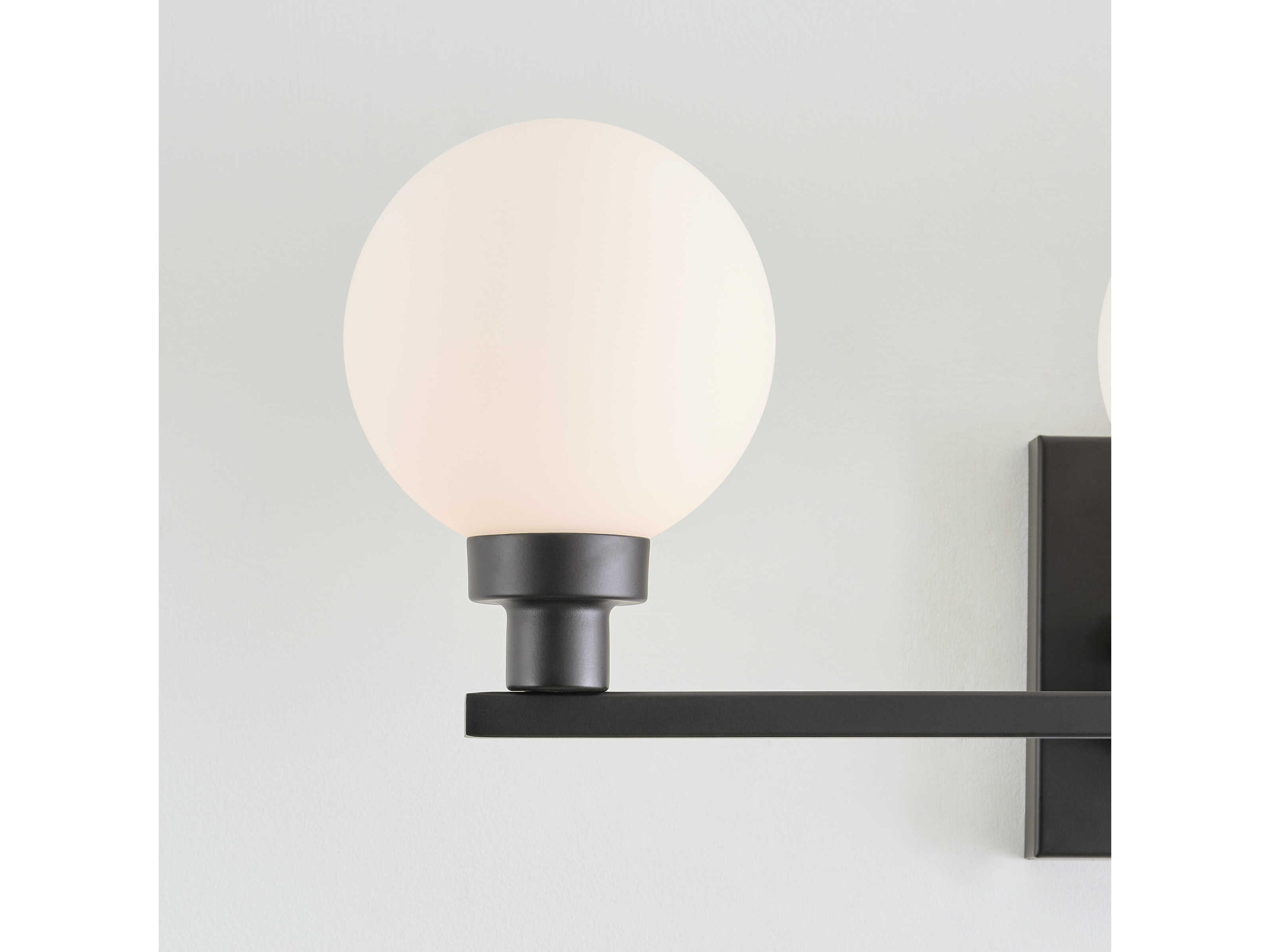 Visual Comfort Studio Clybourn 3-Light Midnight Black Vanity Light