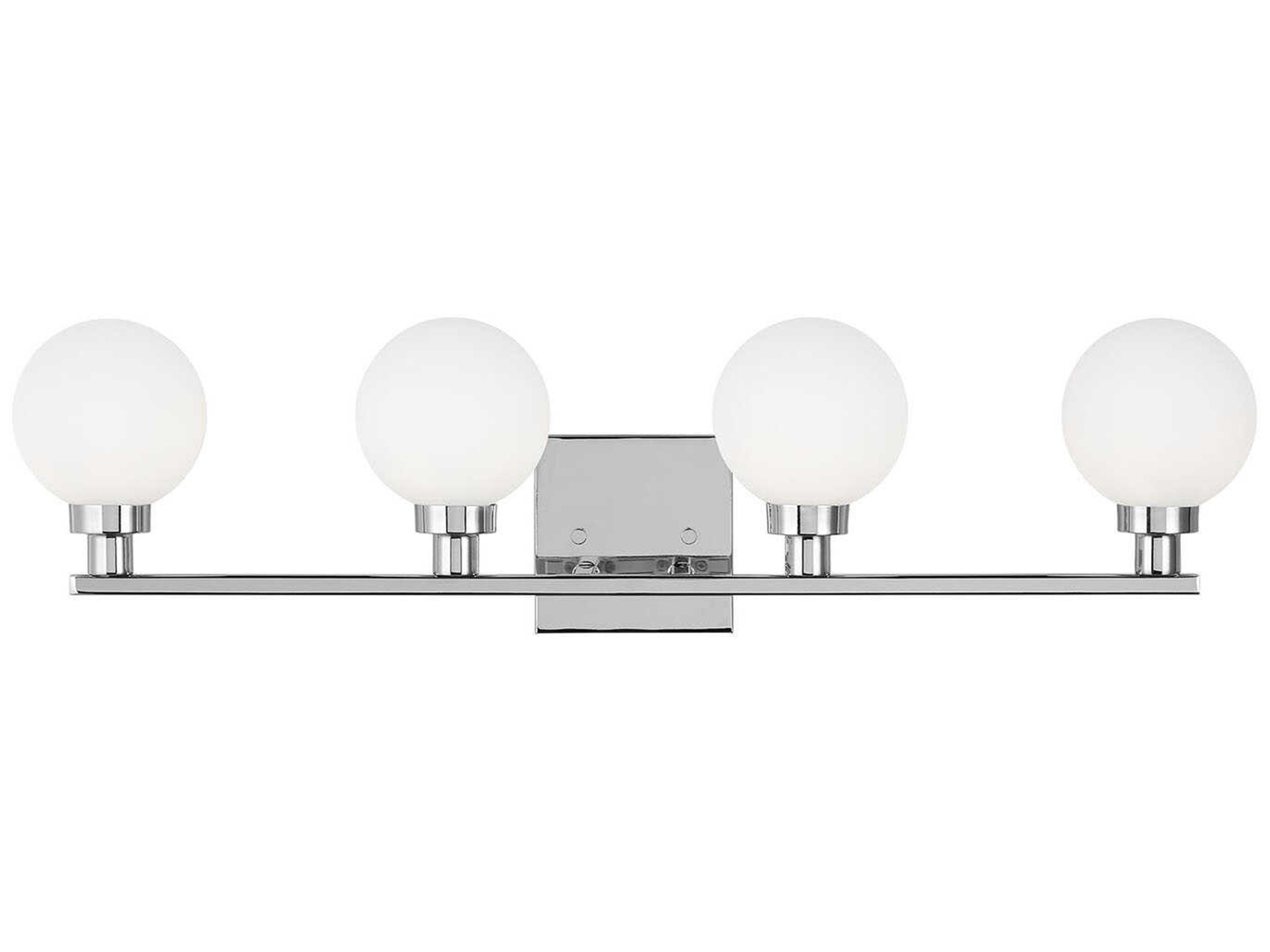 Clybourn Four Light Bath Vanity in Chrome