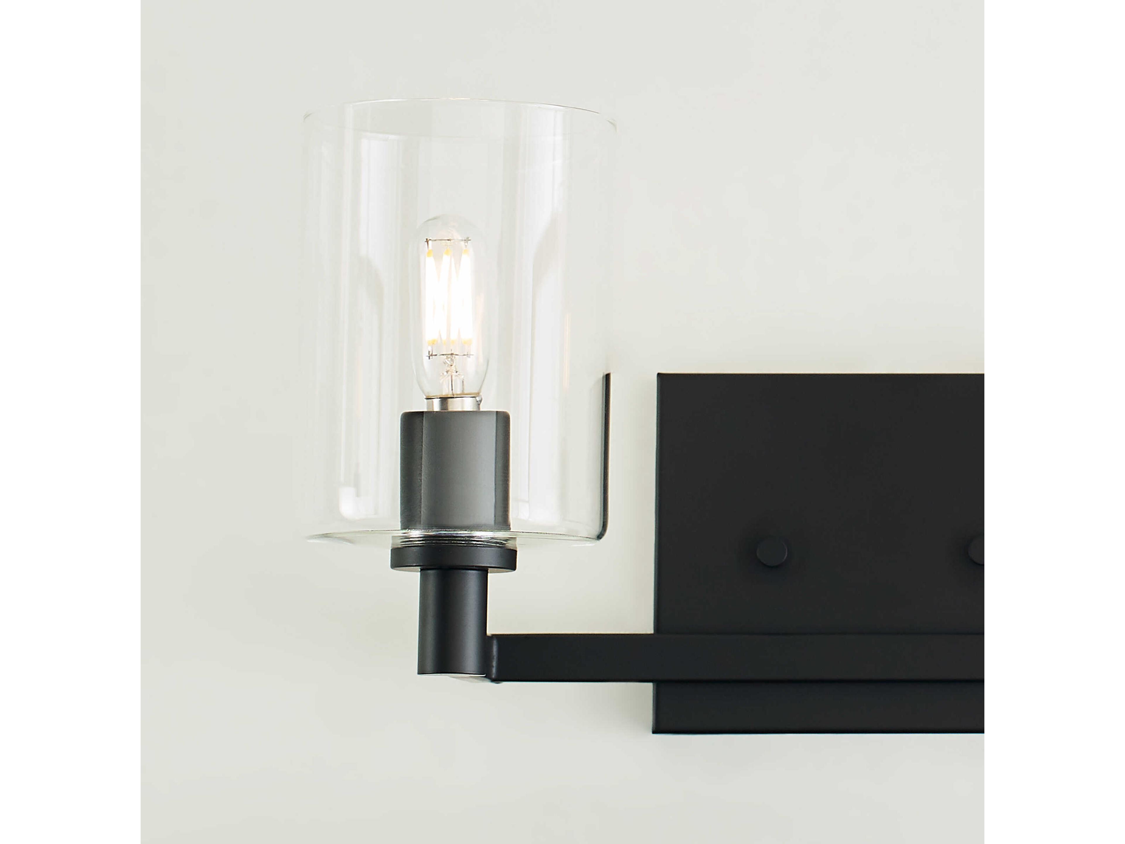 Visual Comfort Studio Fullton 2-Light Midnight Black Vanity Light