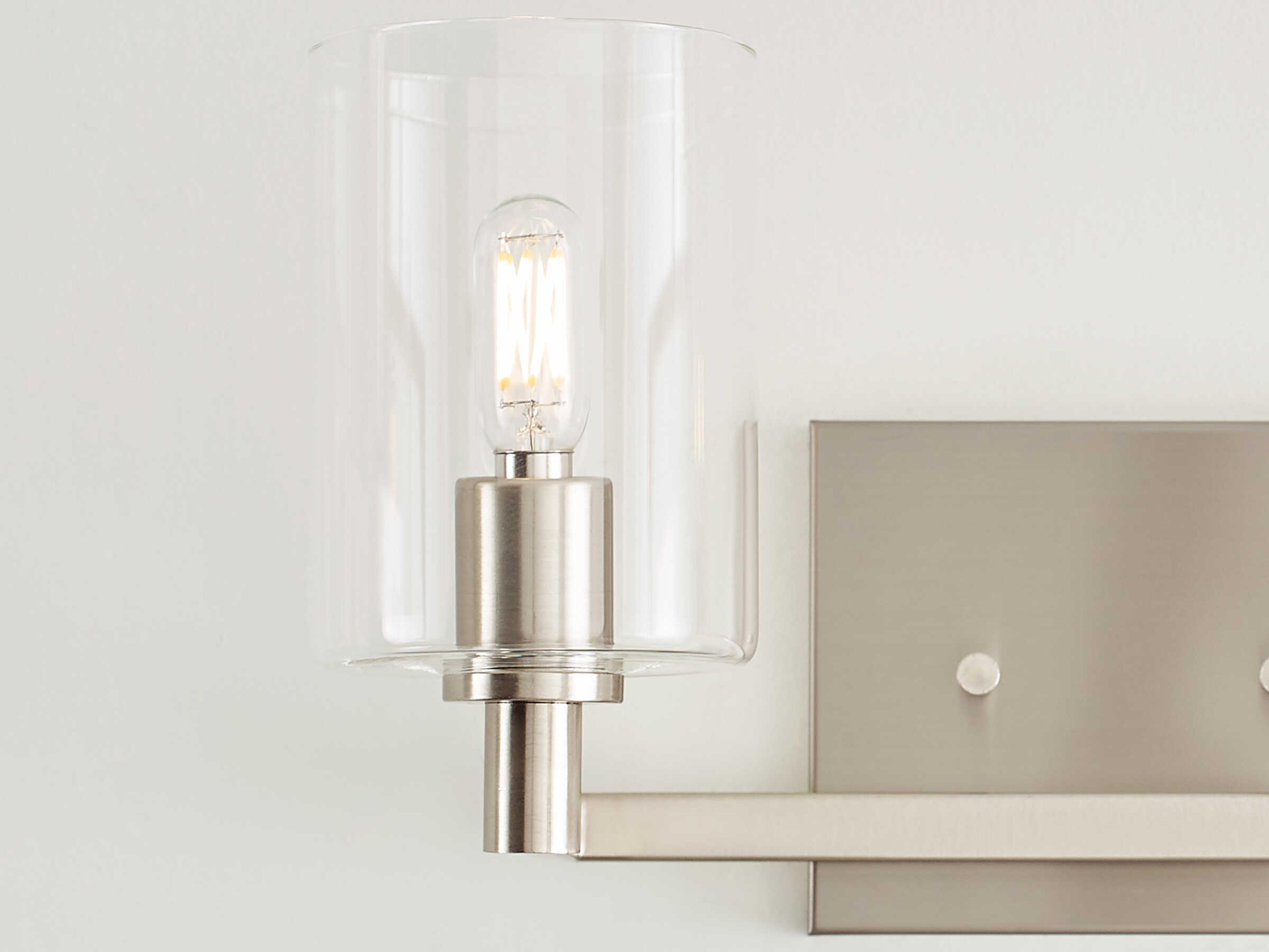 Visual Comfort Studio Fullton 2-Light Brushed Nickel Vanity Light