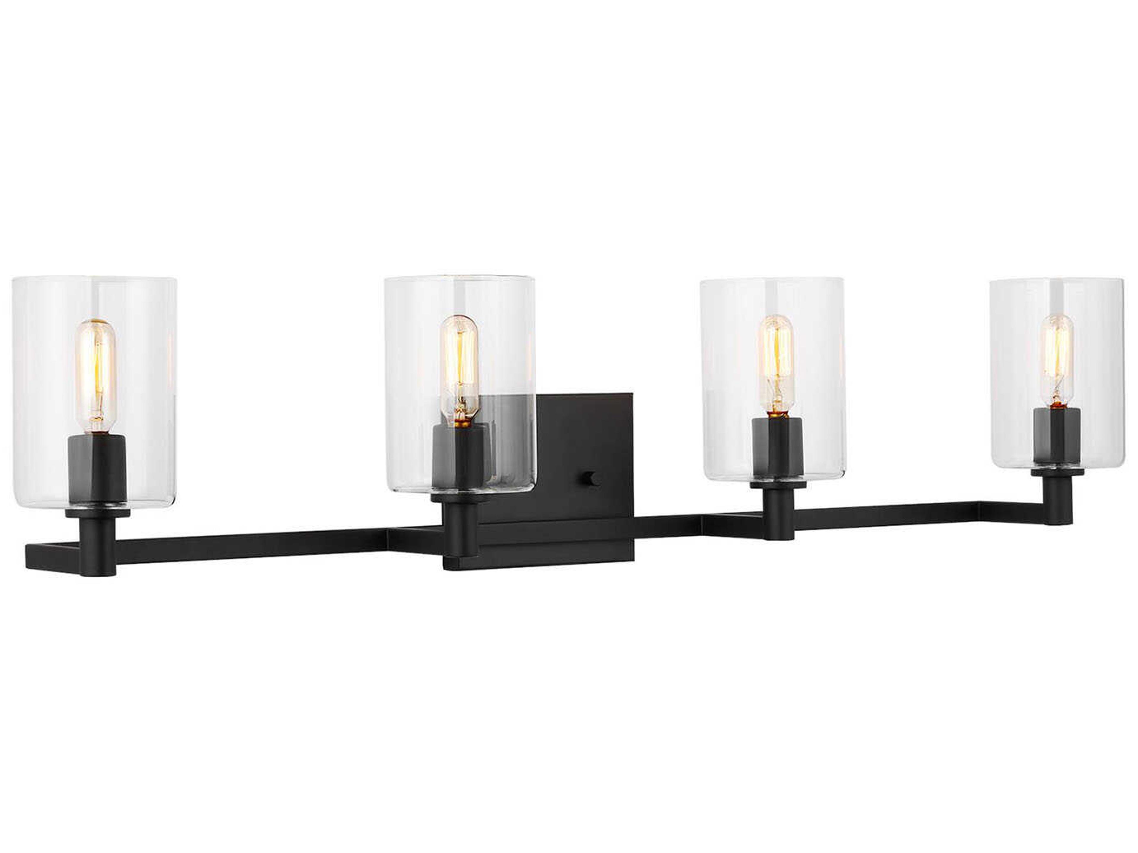 Vanity Light Fullton Midnight Black 4-Light