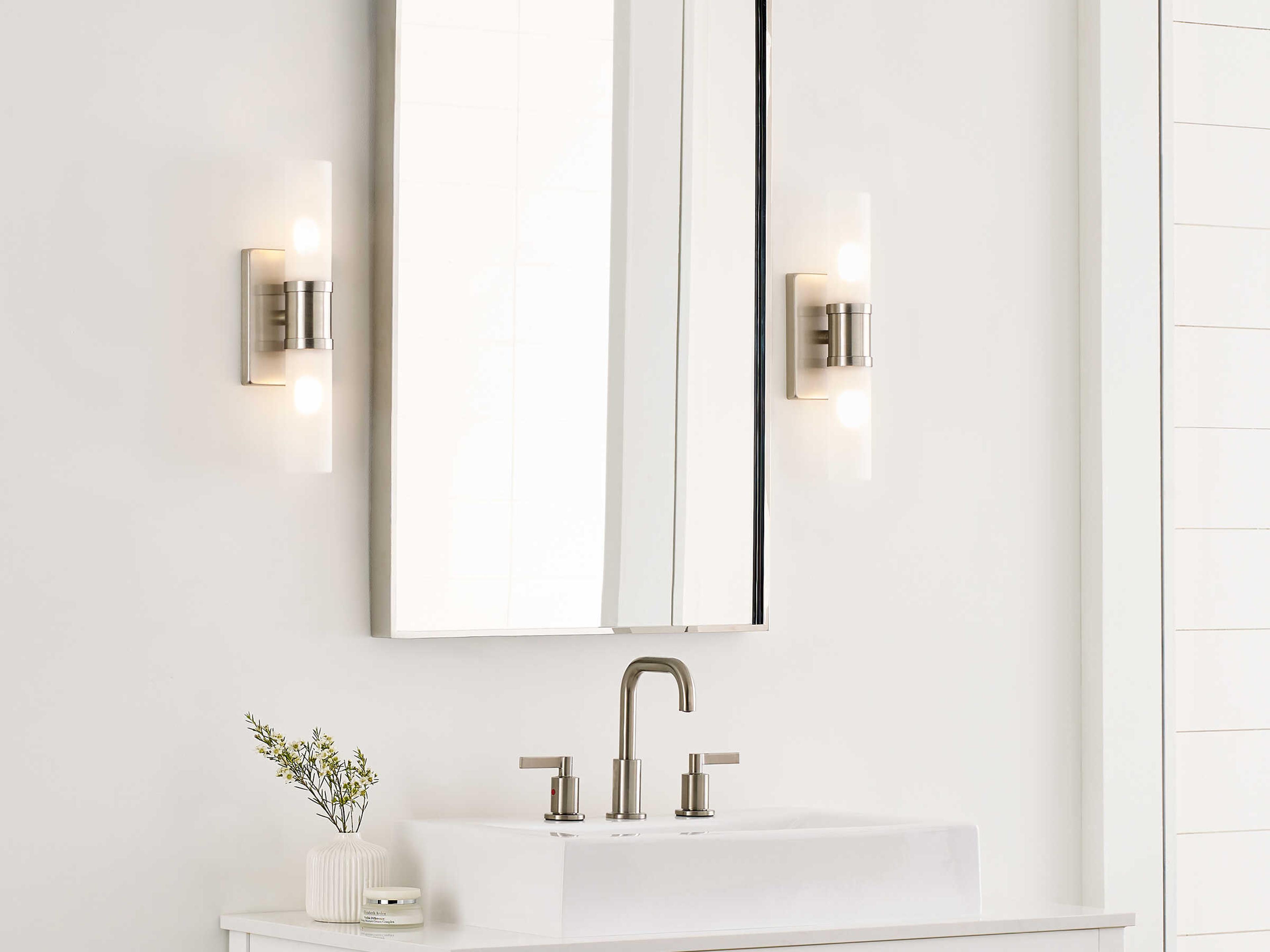 Visual Comfort Studio Keaton 2-Light Brushed Nickel Vanity Light