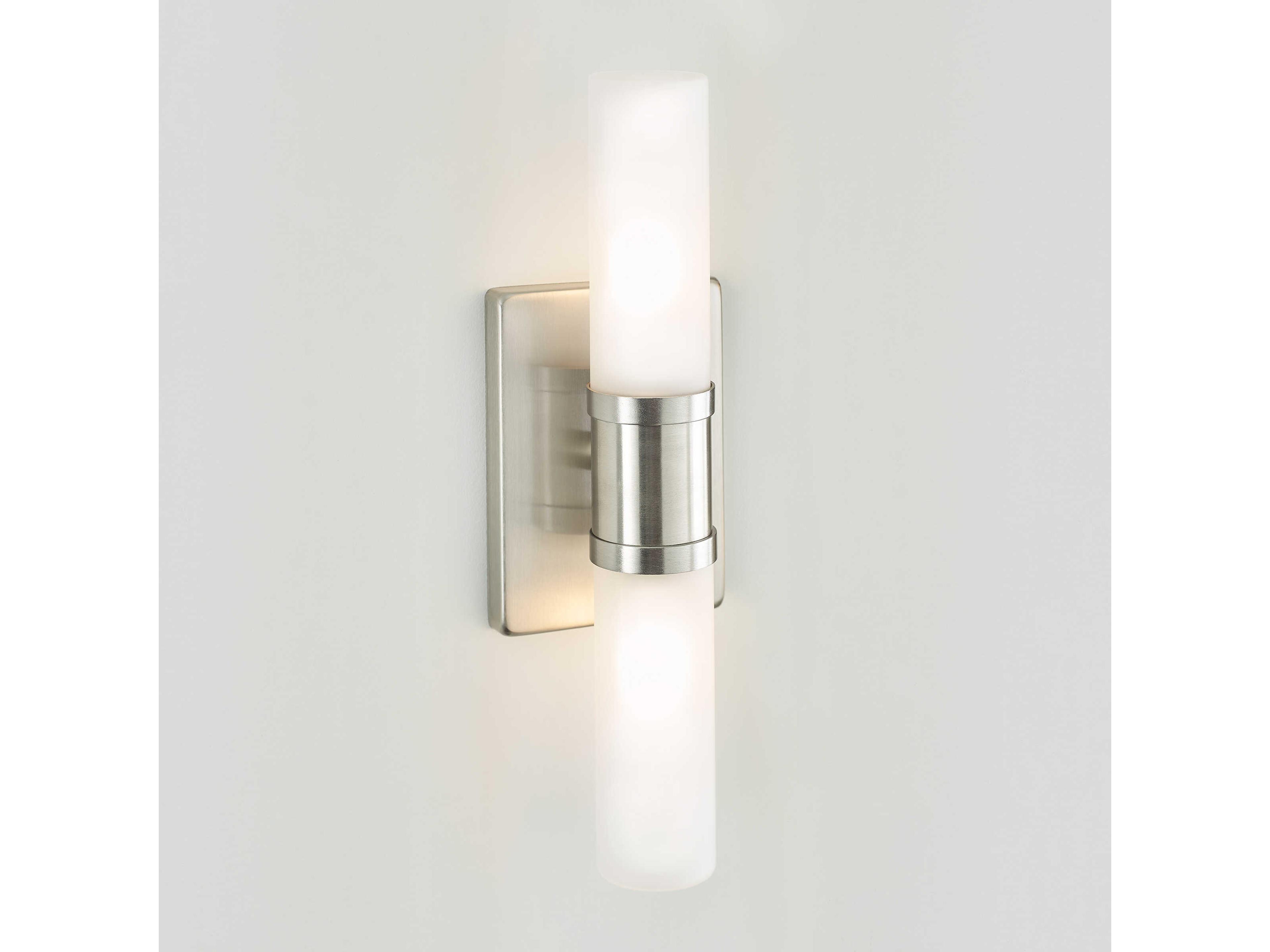 Visual Comfort Studio Keaton 2-Light Brushed Nickel Vanity Light