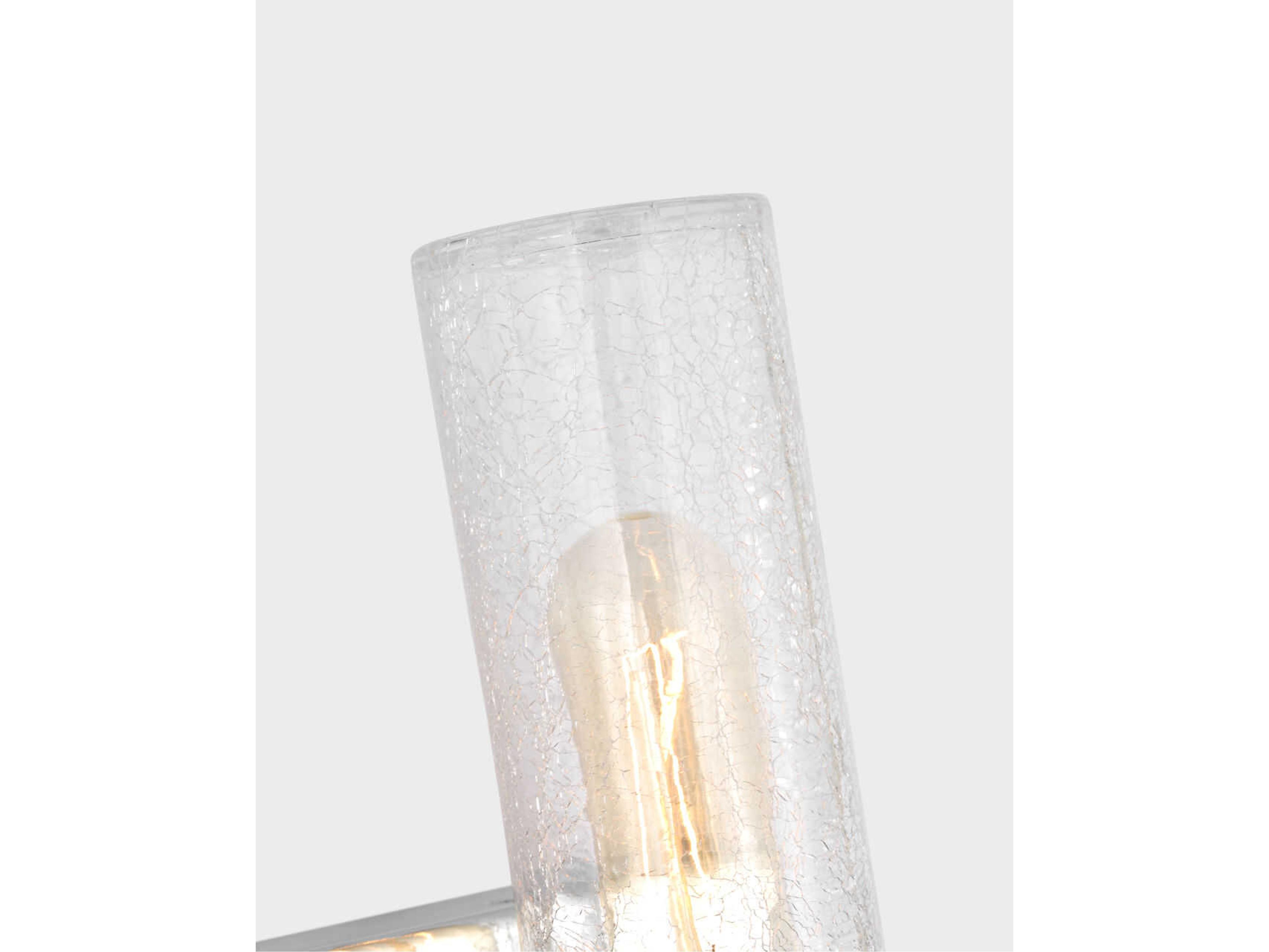 Visual Comfort Studio Keaton 2-Light Chrome Vanity Light