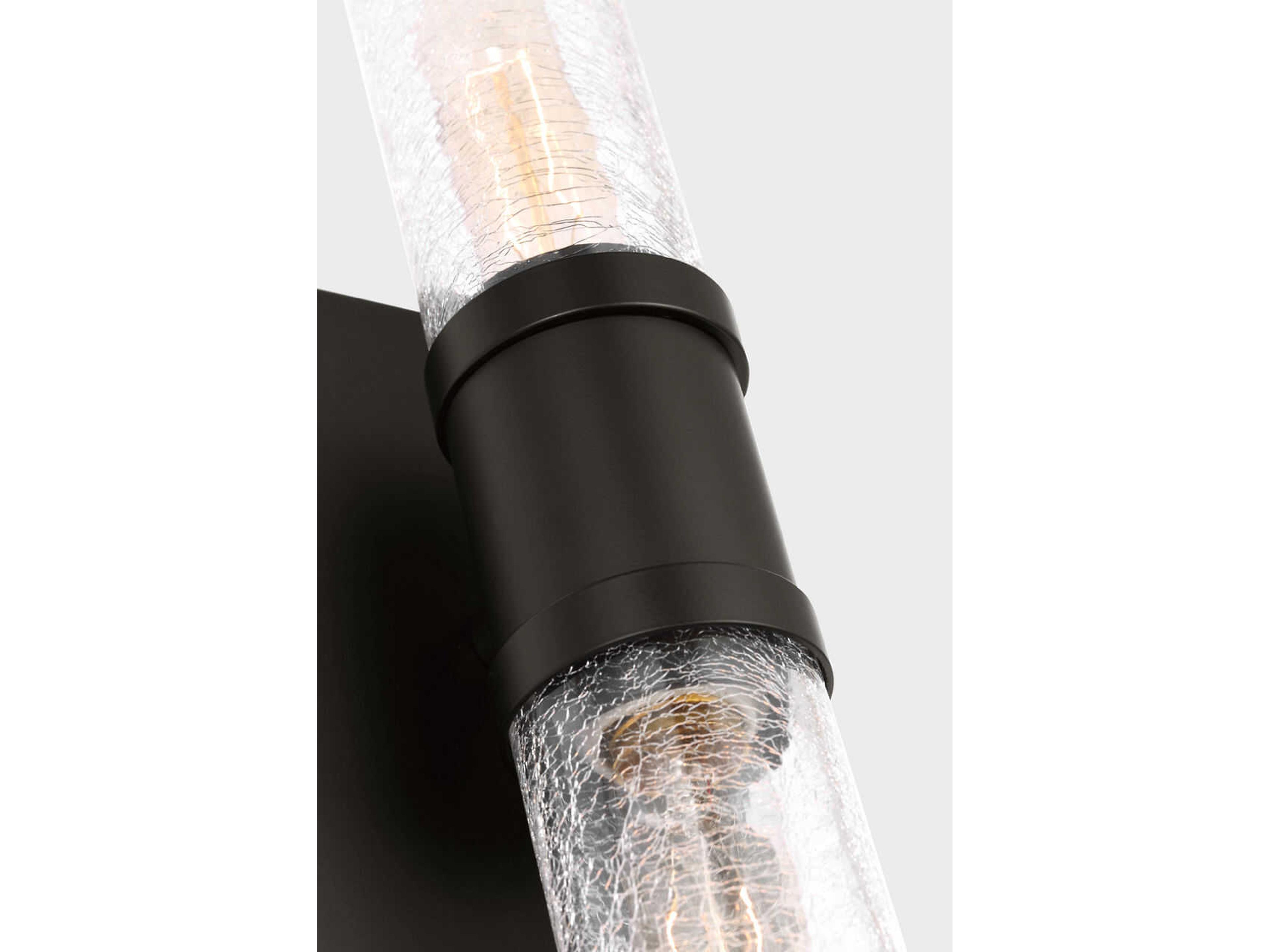 Visual Comfort Studio Keaton 2-Light Midnight Black Vanity Light