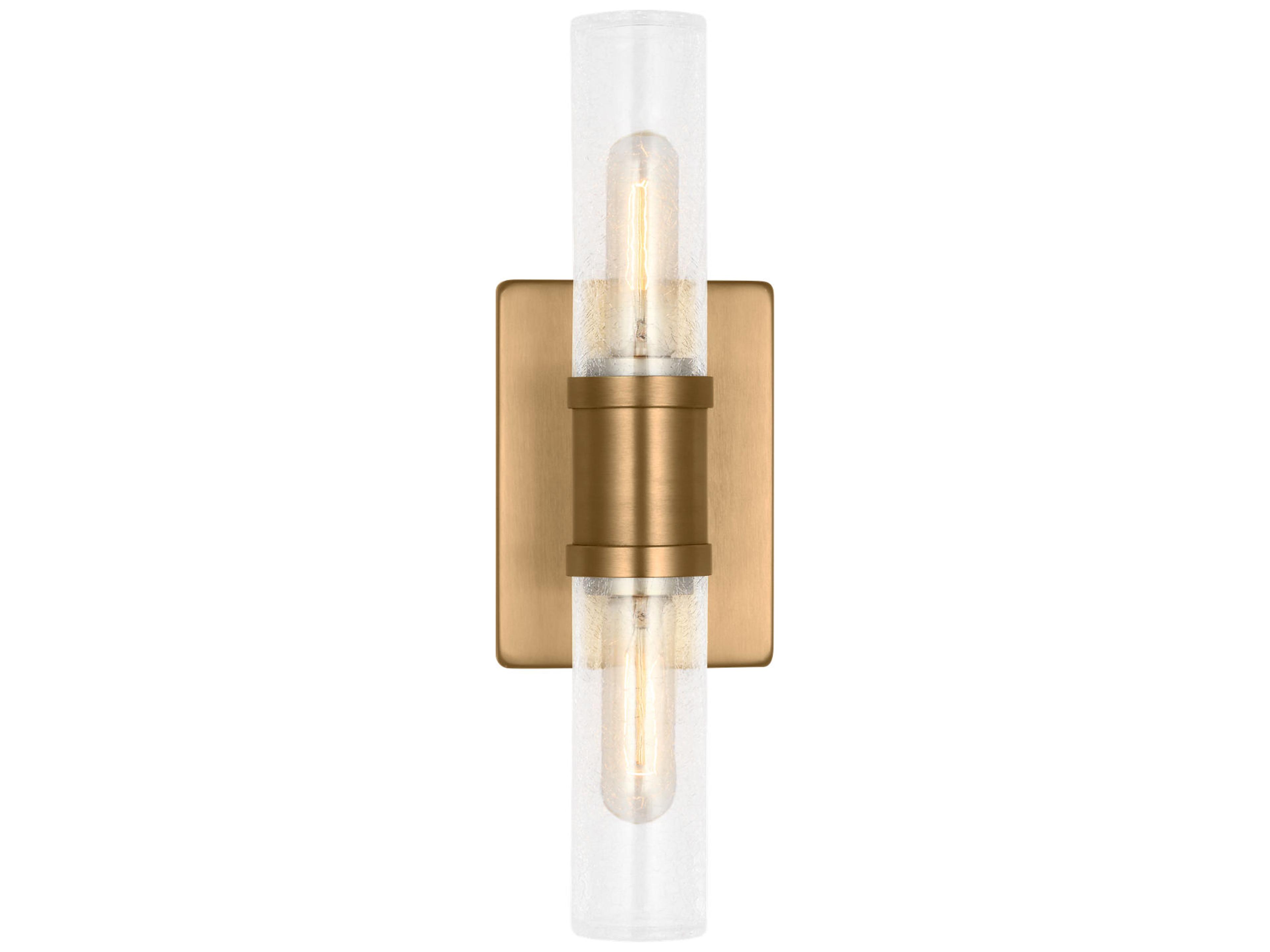 Visual Comfort Studio Keaton 2-Light Satin Brass Vanity Light