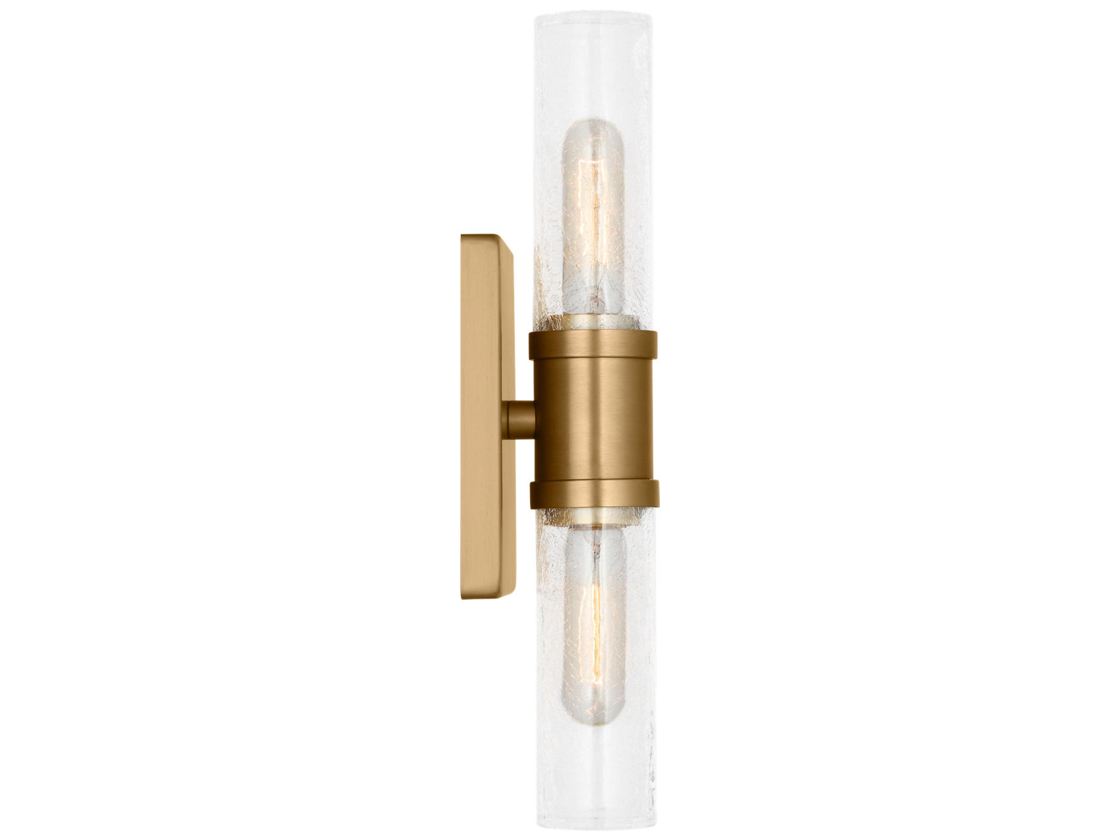 Visual Comfort Studio Keaton 2-Light Satin Brass Vanity Light