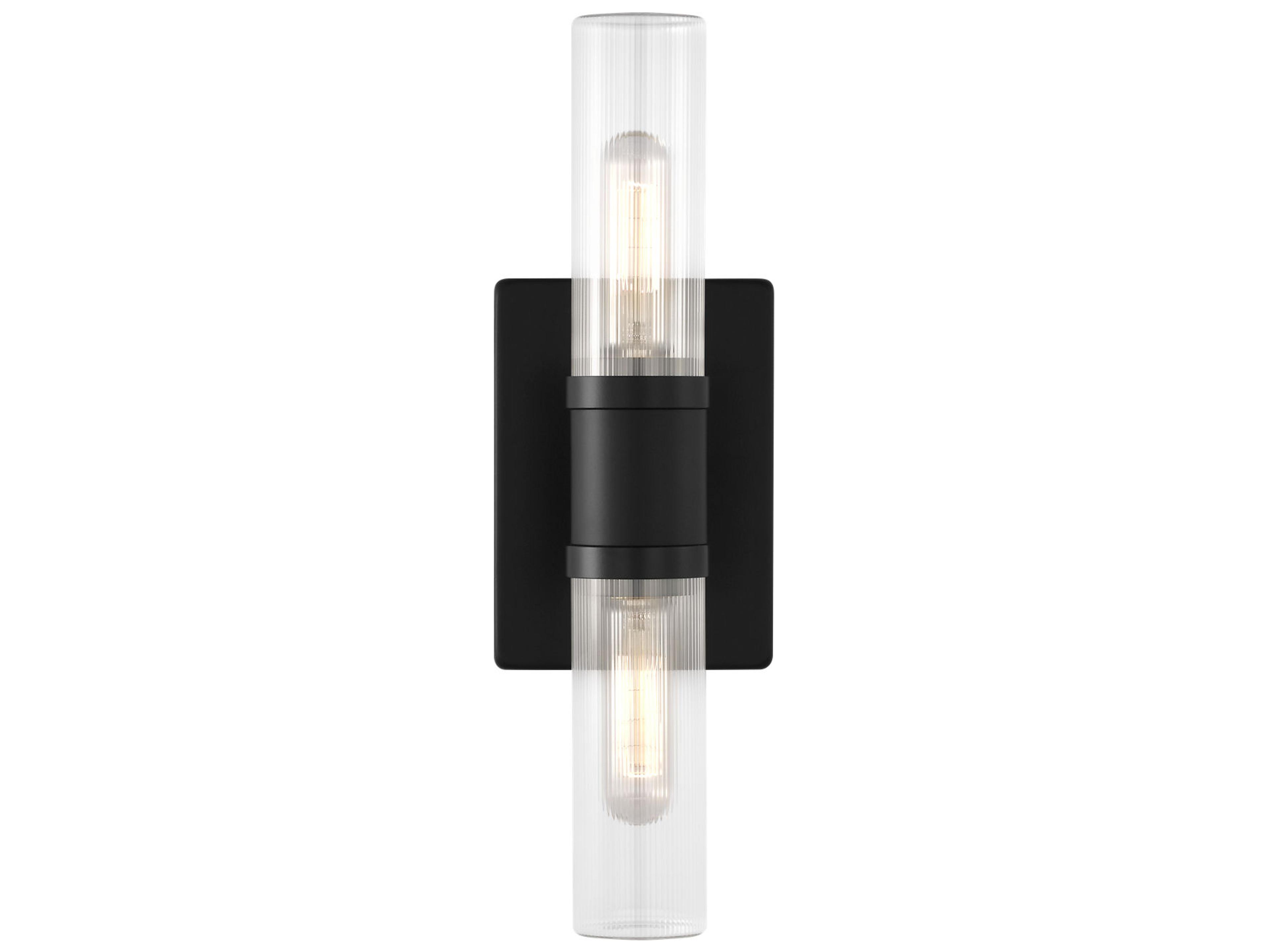 Visual Comfort Studio Keaton 2-Light Midnight Black Vanity Light